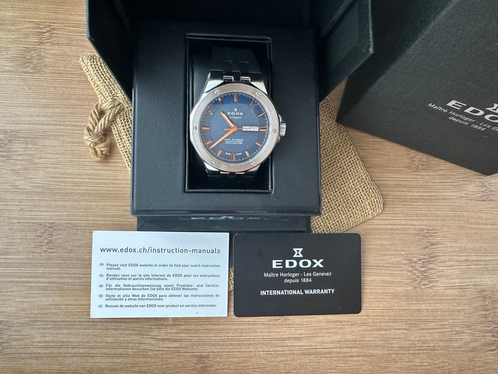 Ceas Edox Delfin Full set Rubber Strap