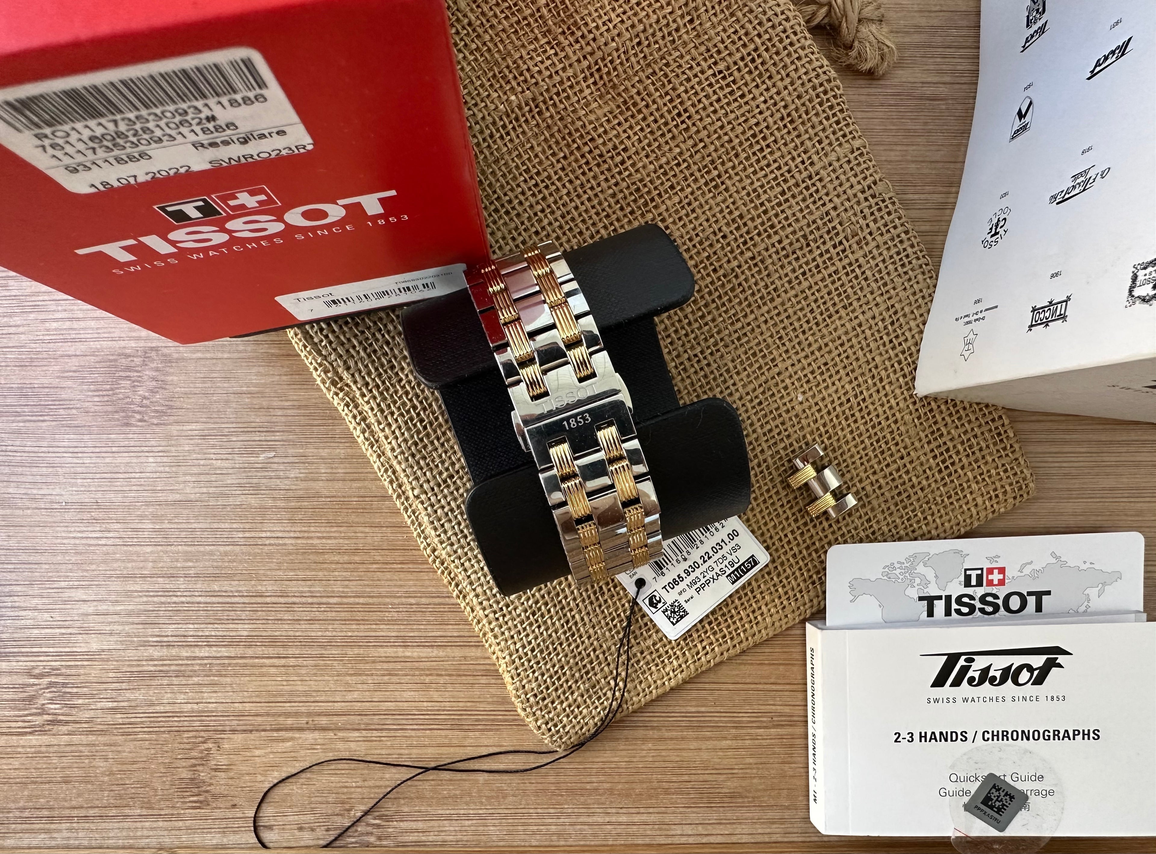 Tissot Automatic - Two tone - Eta 2834 full set