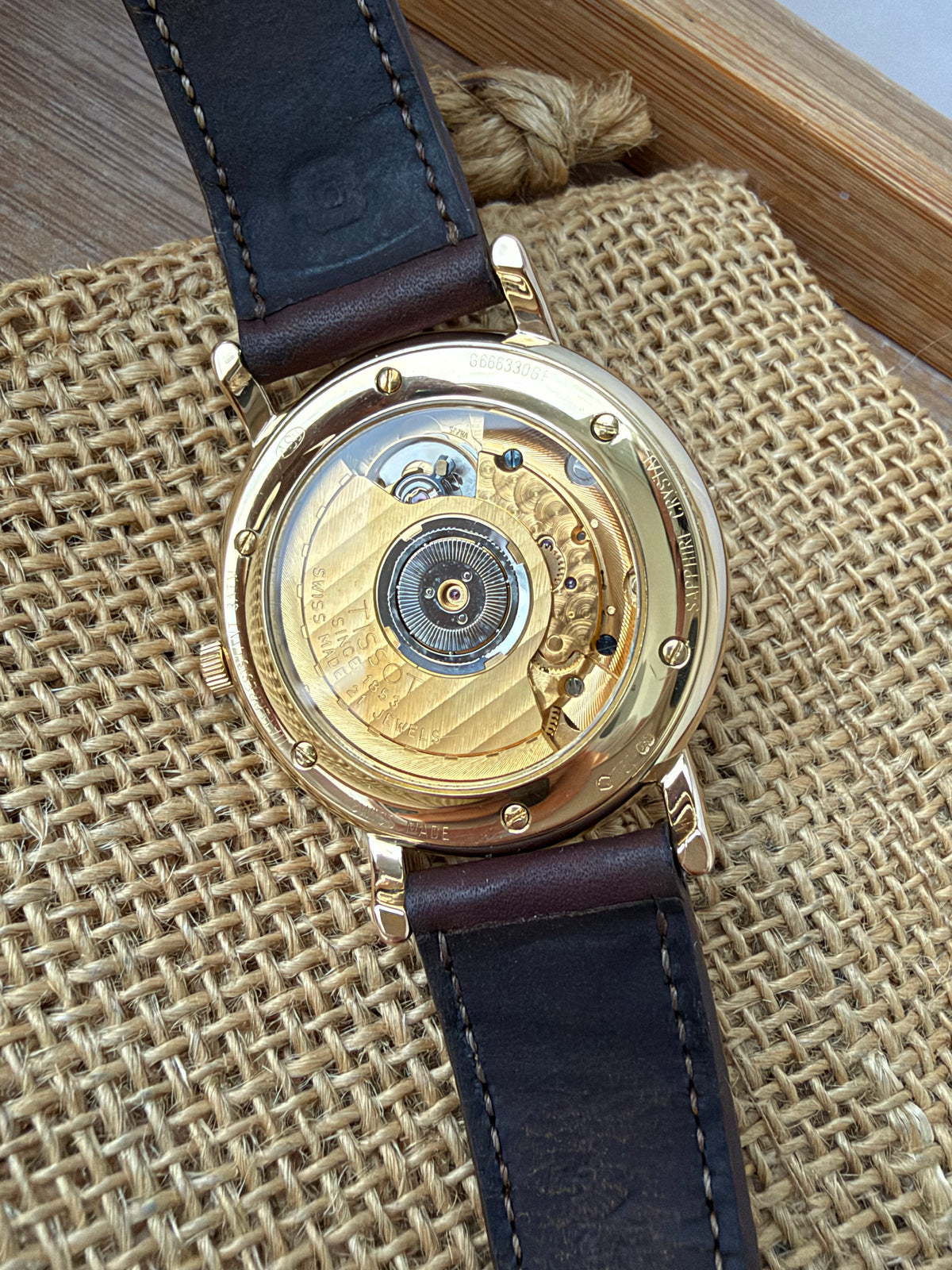 Ceas Tissot Carson - 36mm - Aur 18K Automatic - Ref. T71.3.444.13