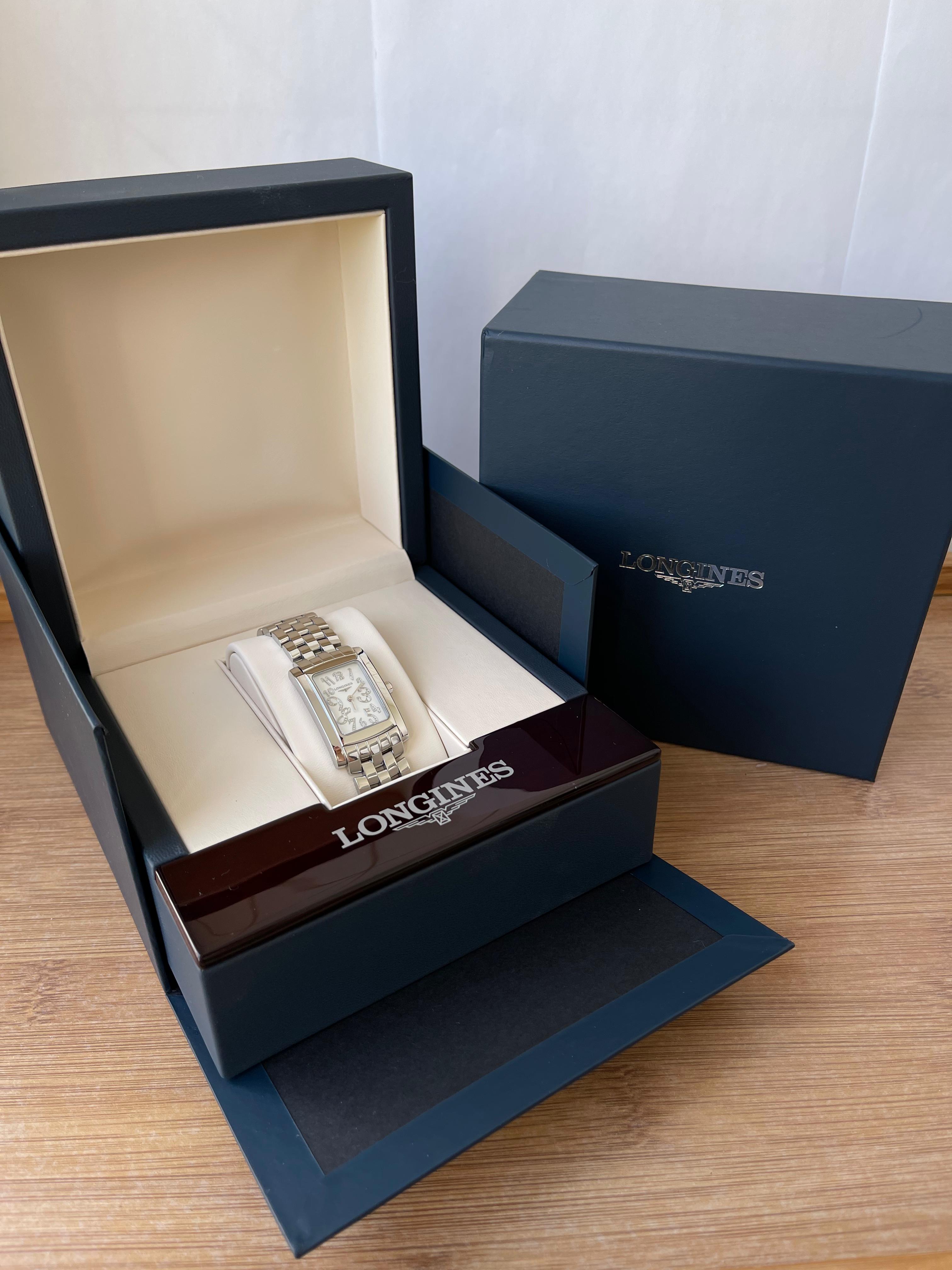 Ceas Longines Dolcevita Lady Cadran Mother of Pearl cu diamante ref. L5.502.4.07.6