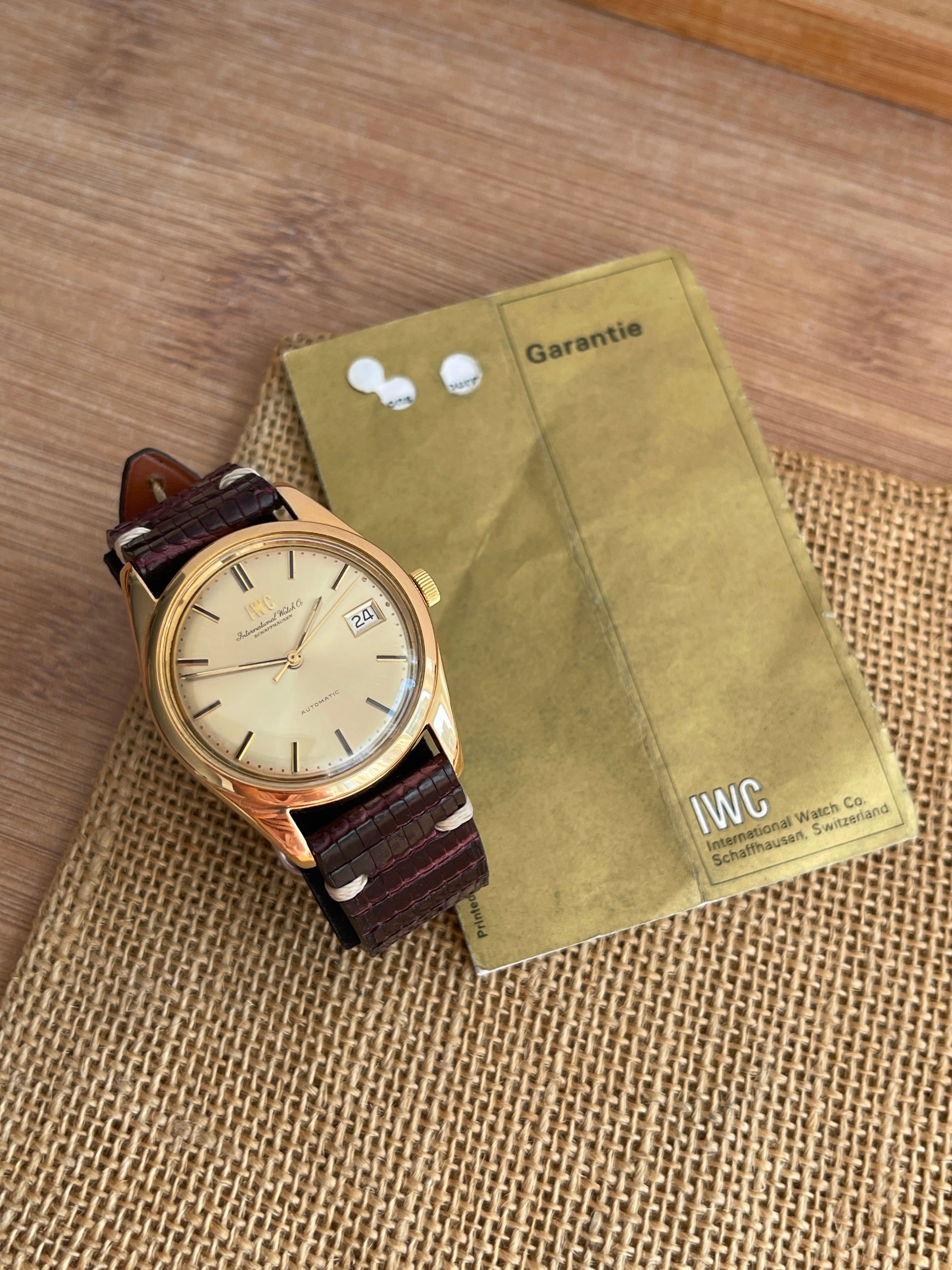 IWC Automatic Aur 18K - Vintage - NOS - din 1970