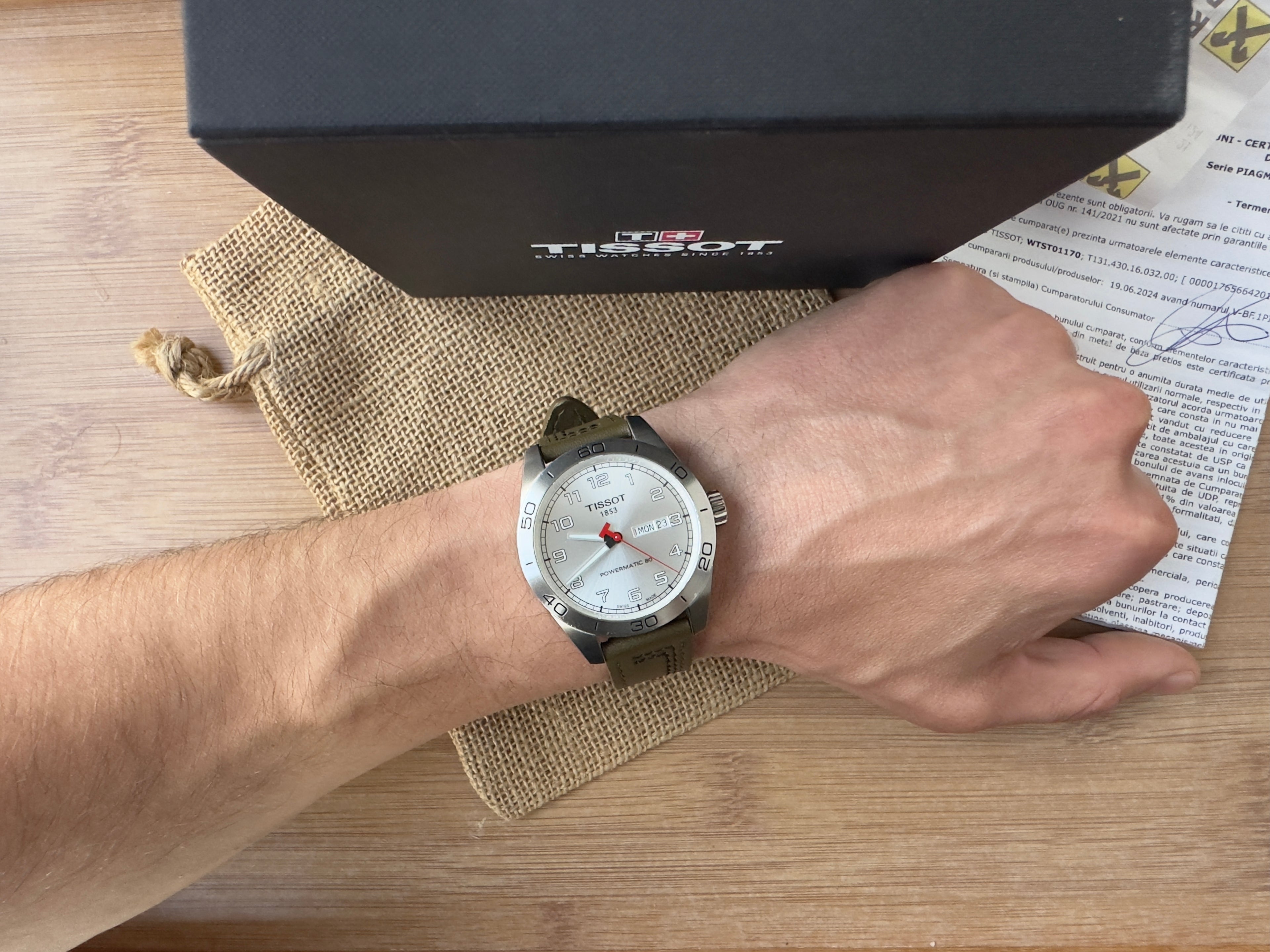 Ceas Tissot PRS516 - Powermatic 80 - Full set