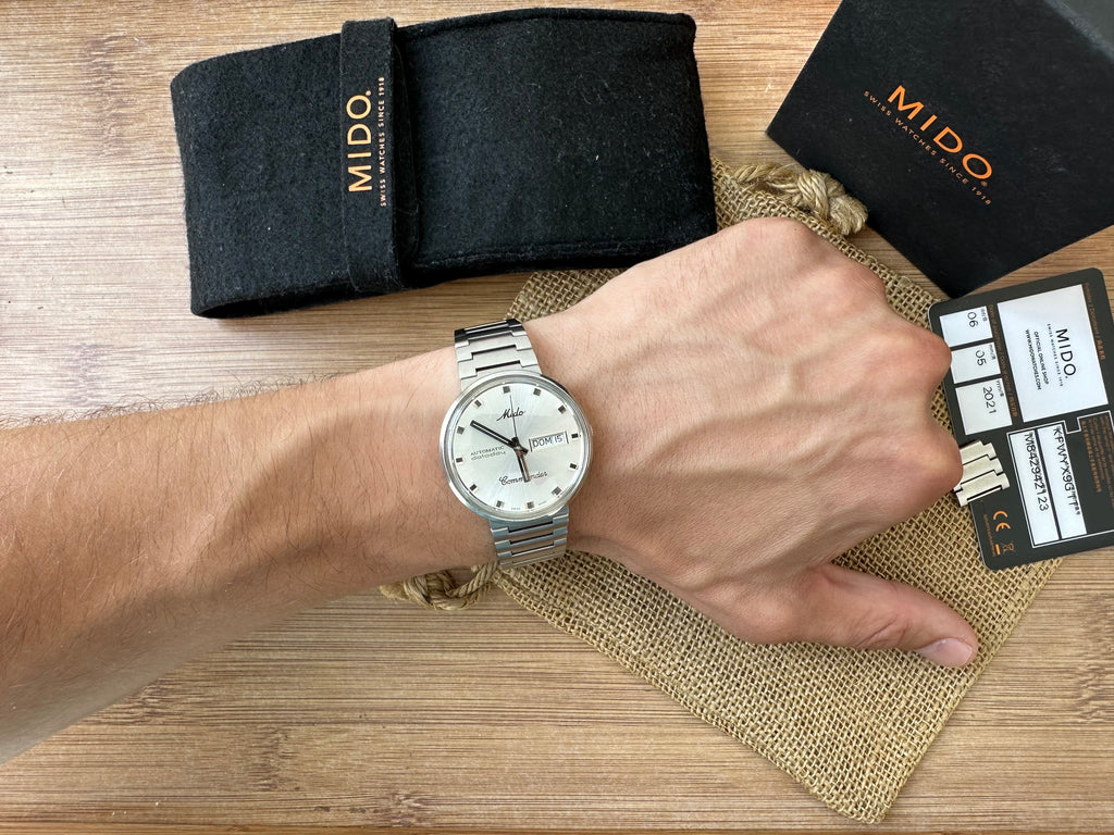 Ceas Mido Commander Automatic Datoday 39mm- Full set - Impecabil -M8425.4.11.1