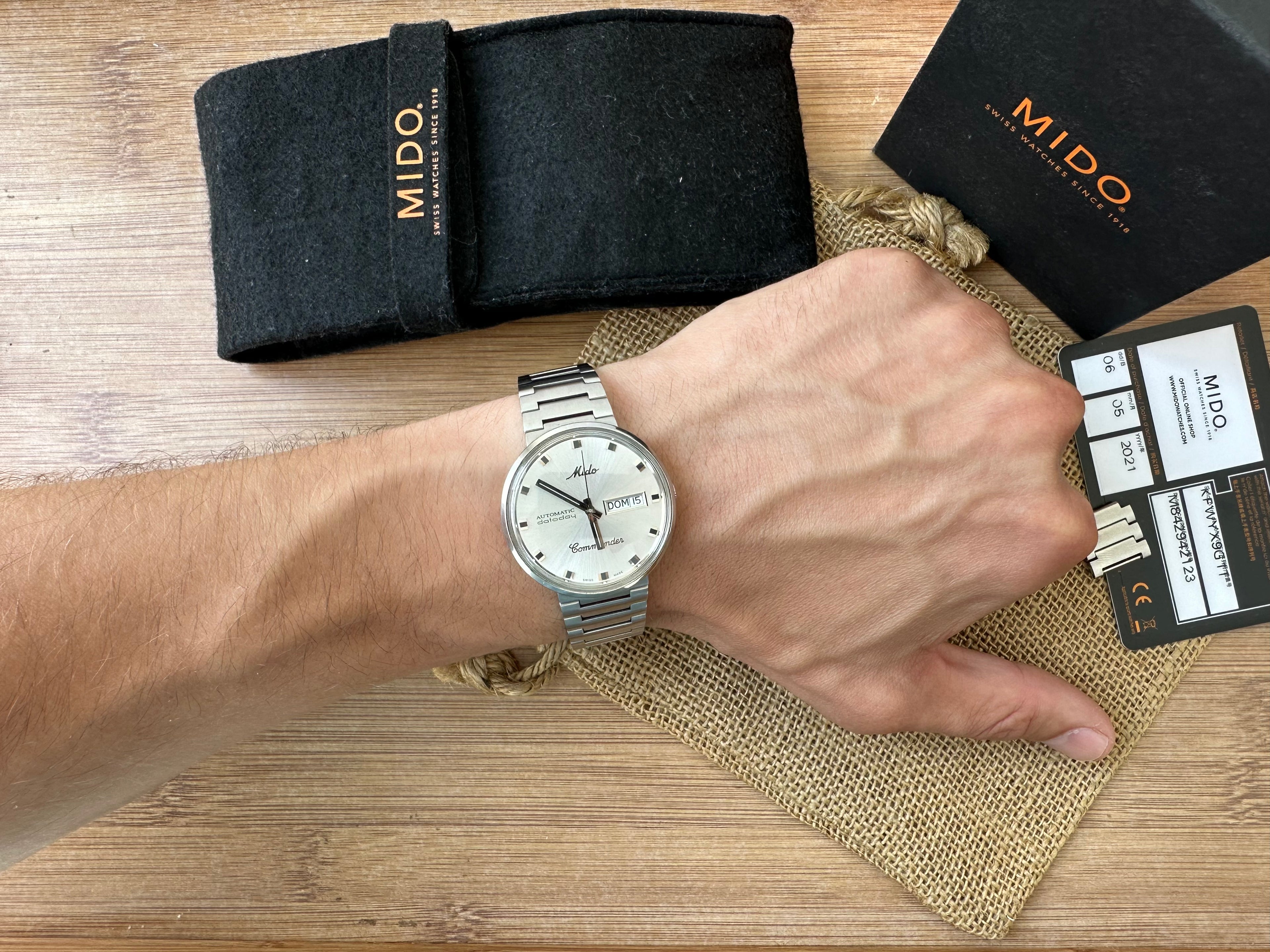 Ceas Mido Commander Automatic Datoday 39mm- Full set - Impecabil -M8425.4.11.1