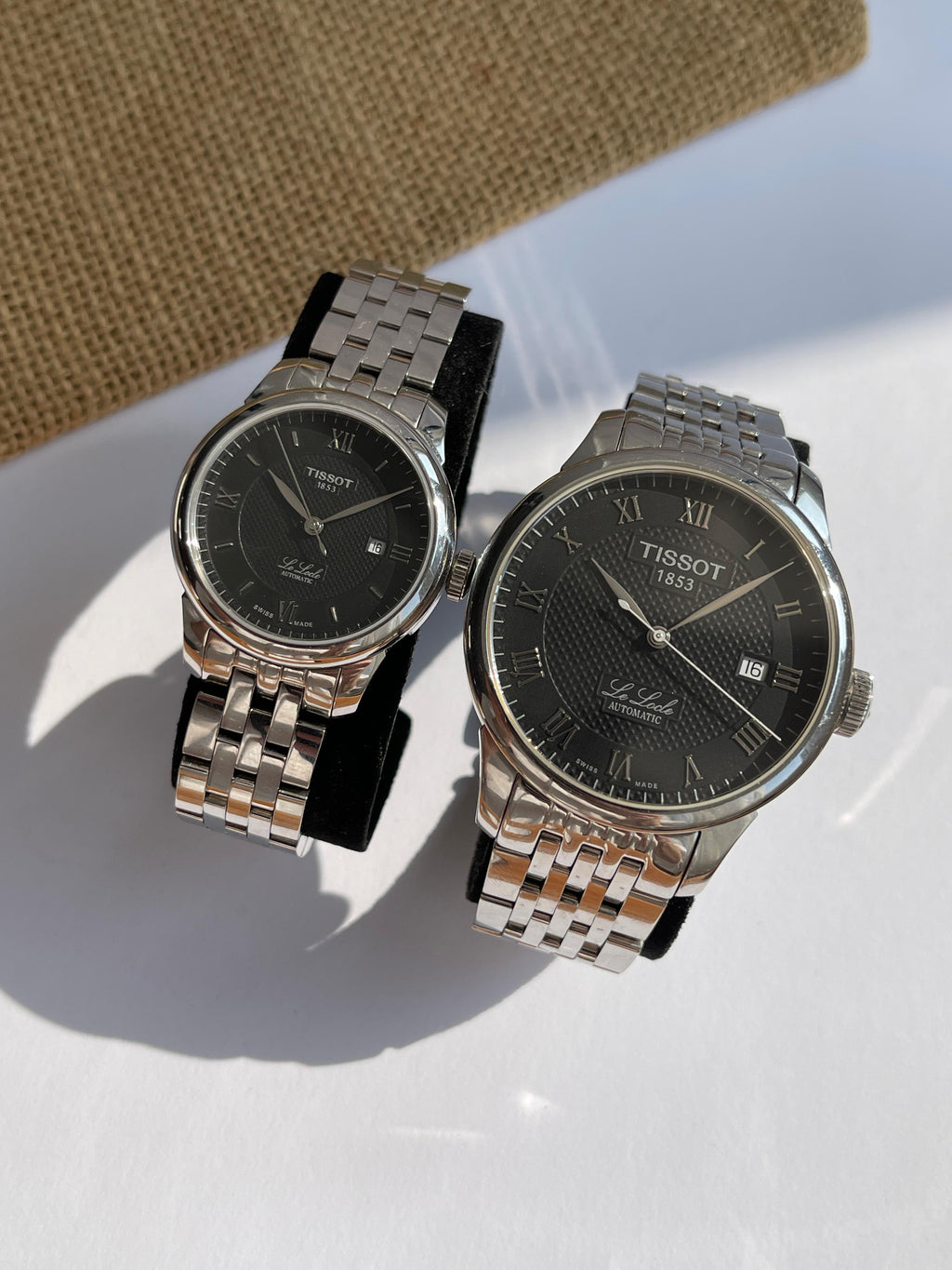 Superb Set Cuplu Tissot Le Locle 29mm si 39mm