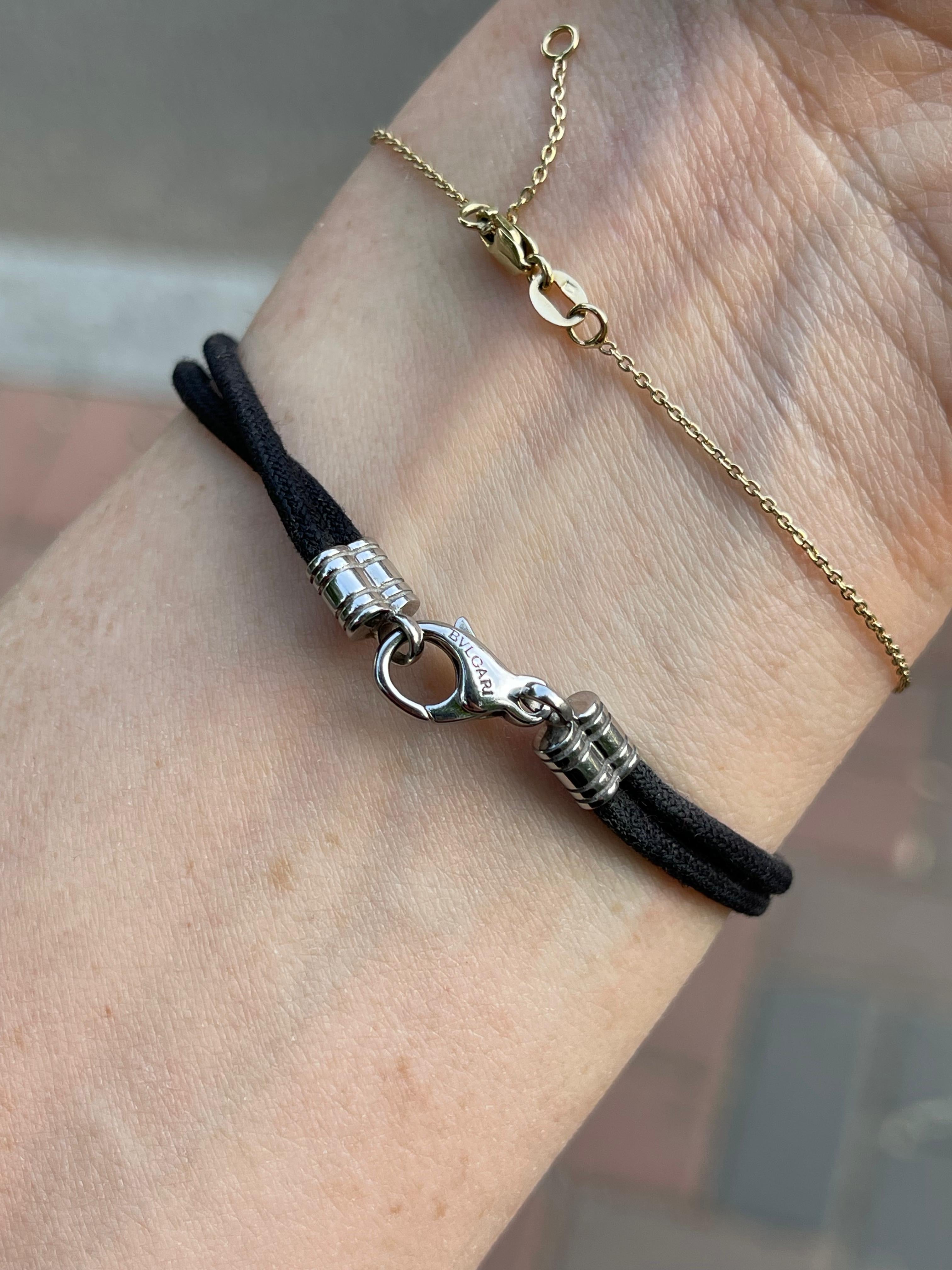 Bratara Bvlgari Tondo Cuore originalǎ Aur 18k si otel