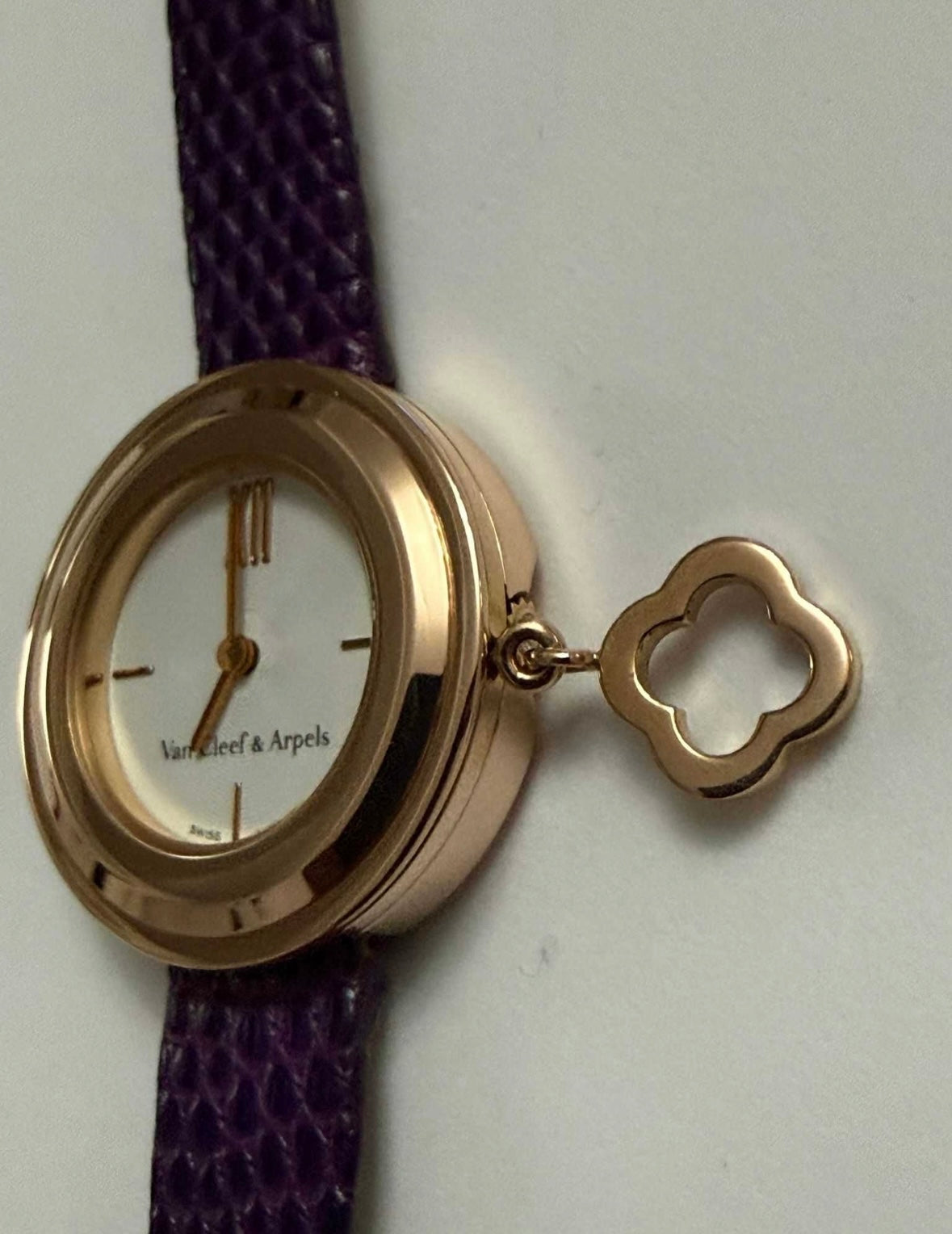 Ceas Lady Van Cleef & Arpels aur 18k - 25mm diametrul