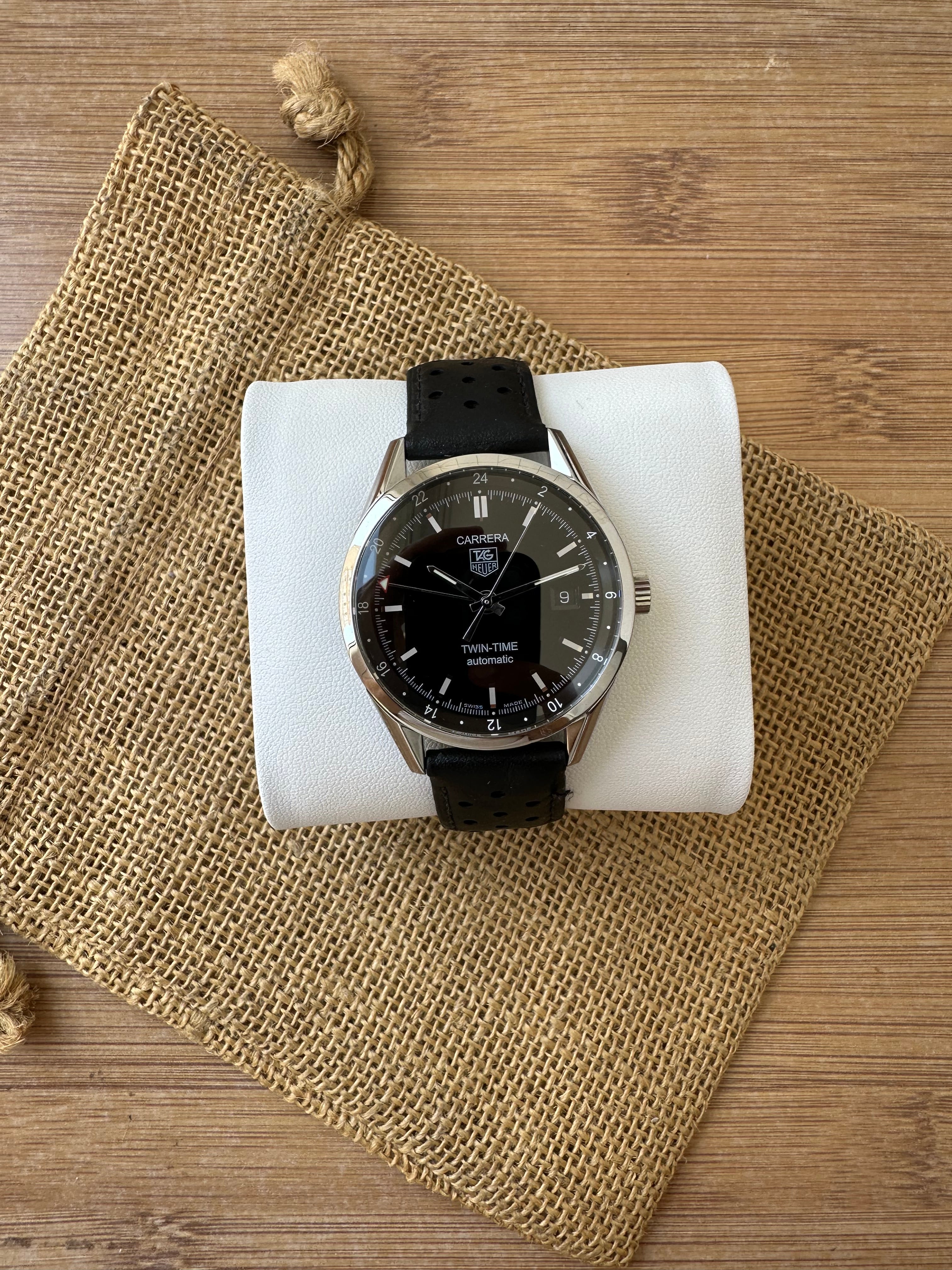 Tag Heuer Carrera Twin time GMT 39mm - Ref. WV2115