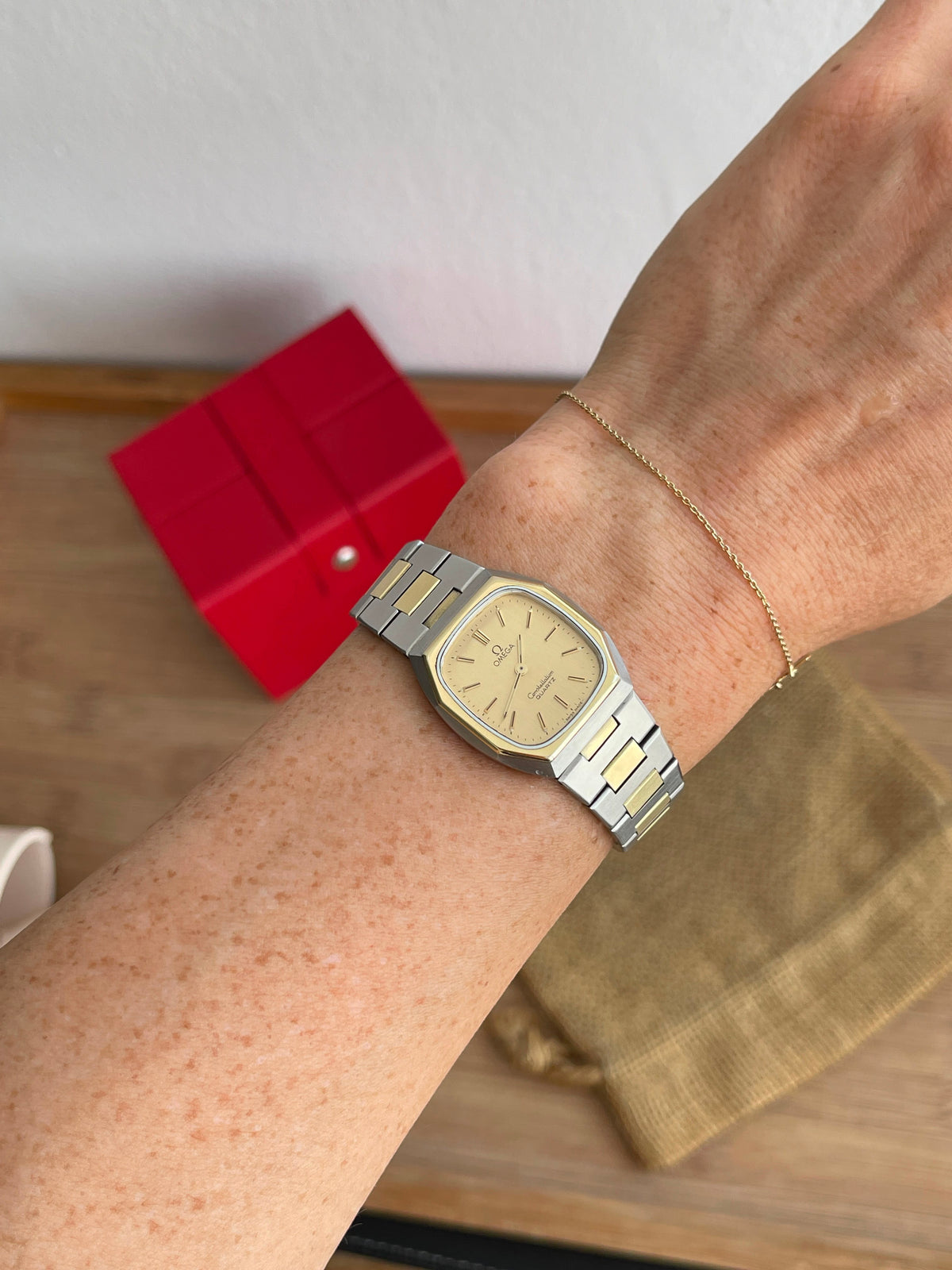 Omega Constellation Aur 18K si Otel Ref. 198.0123 - 33mm