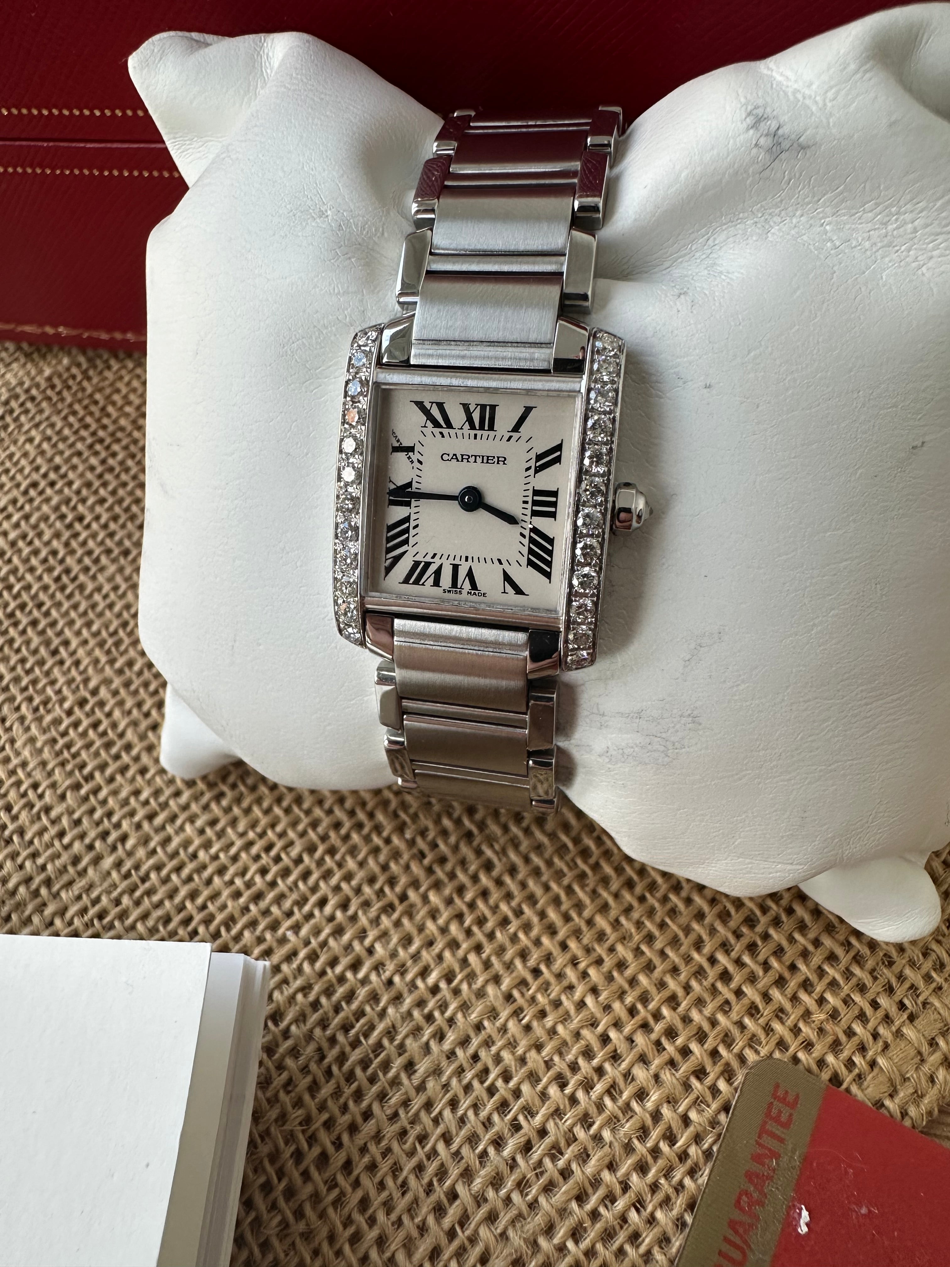 Cartier Tank Française Full set, impecabil 20mm - 2384