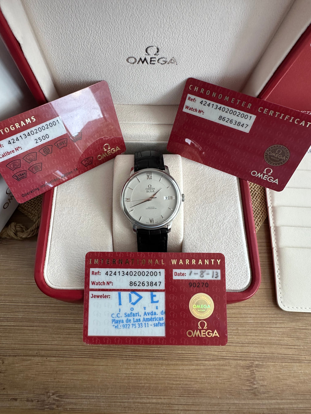 Omega De Ville Prestige Automatic 39.5mm Co-Axial Ref. 424.13.40.20.02.001