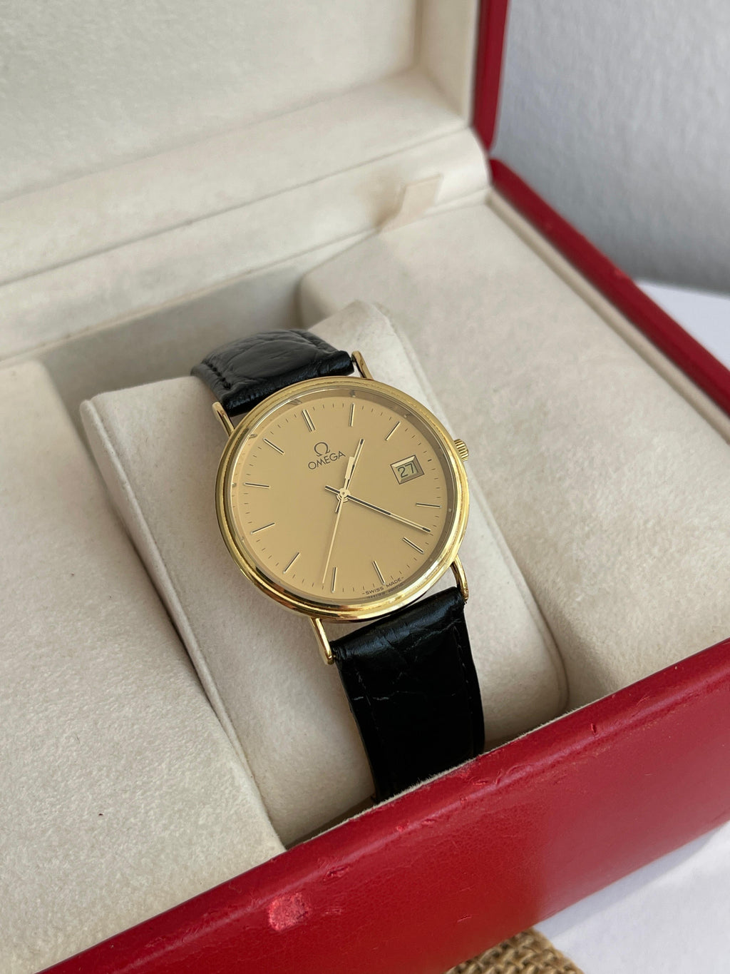 Superb Omega Seamaster Jubilee Aur 18K - Full set - Impecabil