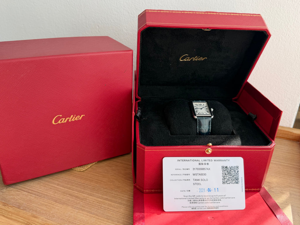 Ceas Cartier Tank Solo Ref. WSTA0030 - 31 mm × 24,4 mm