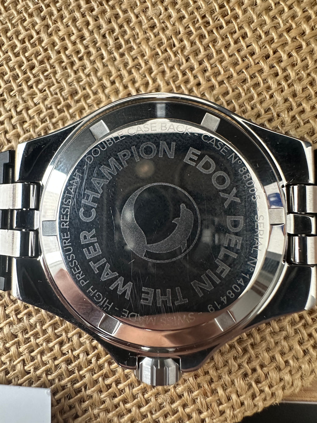 Ceas Edox Delfin Full set Rubber Strap