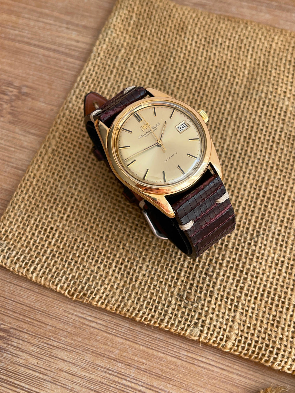 IWC Automatic Aur 18K - Vintage - NOS - din 1970