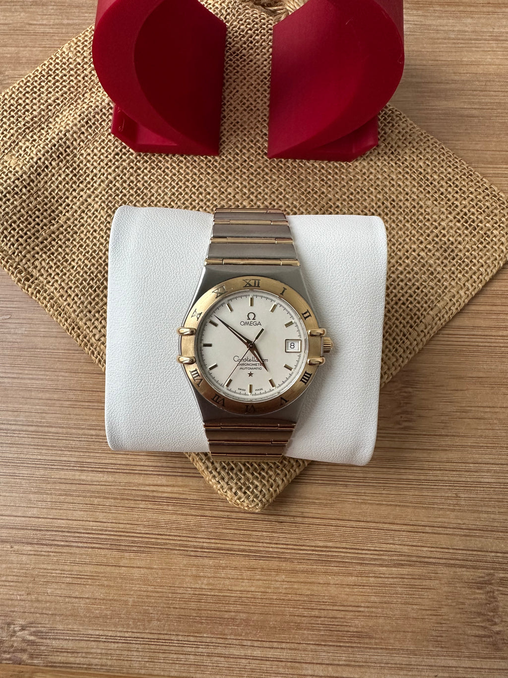 Omega Constellation Aur 18k Oțel Automatic 35.5mm diametrul