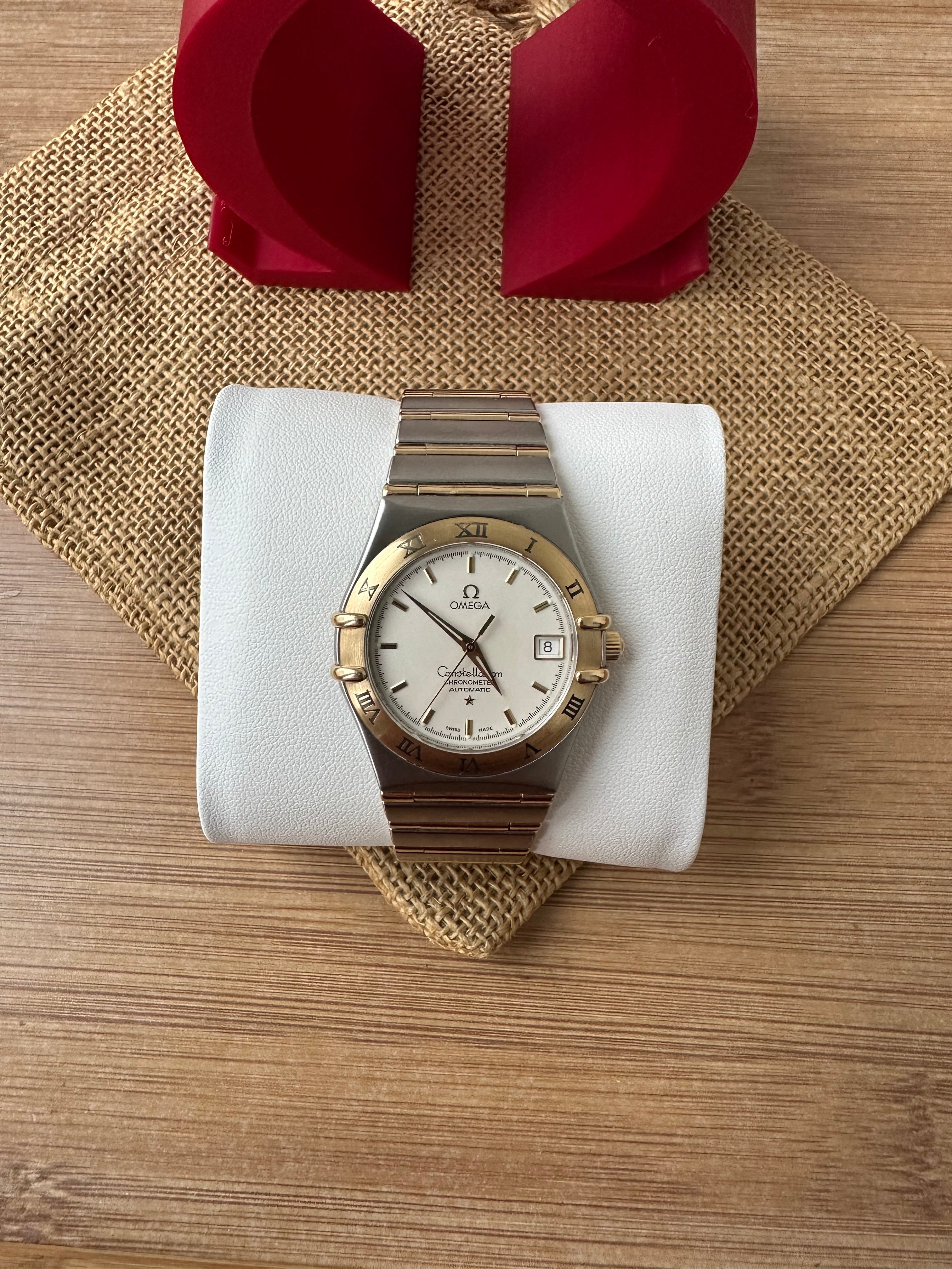 Omega Constellation Aur 18k Oțel Automatic 35.5mm diametrul