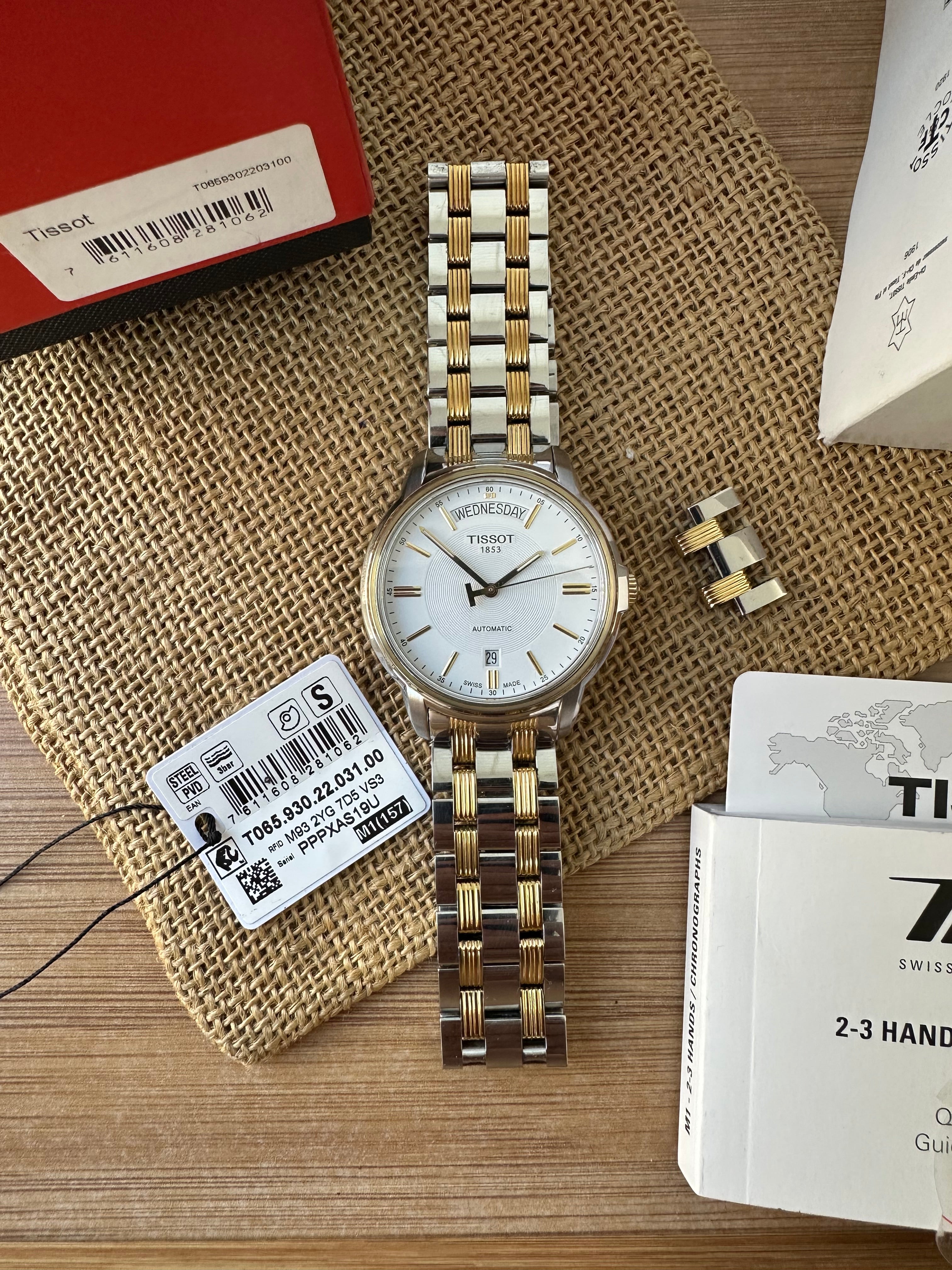 Tissot Automatic - Two tone - Eta 2834 full set