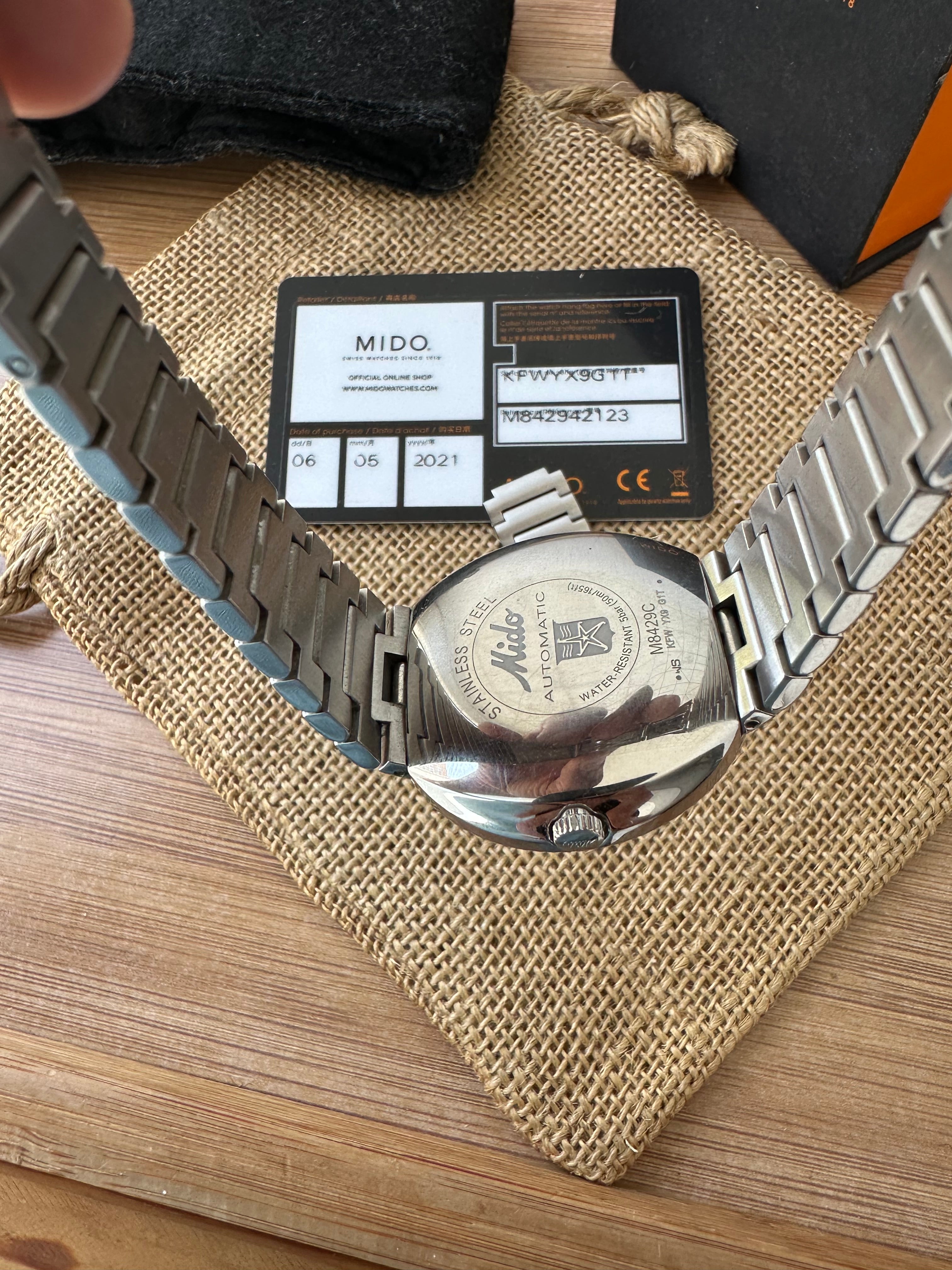 Ceas Mido Commander Automatic Datoday 39mm- Full set - Impecabil -M8425.4.11.1