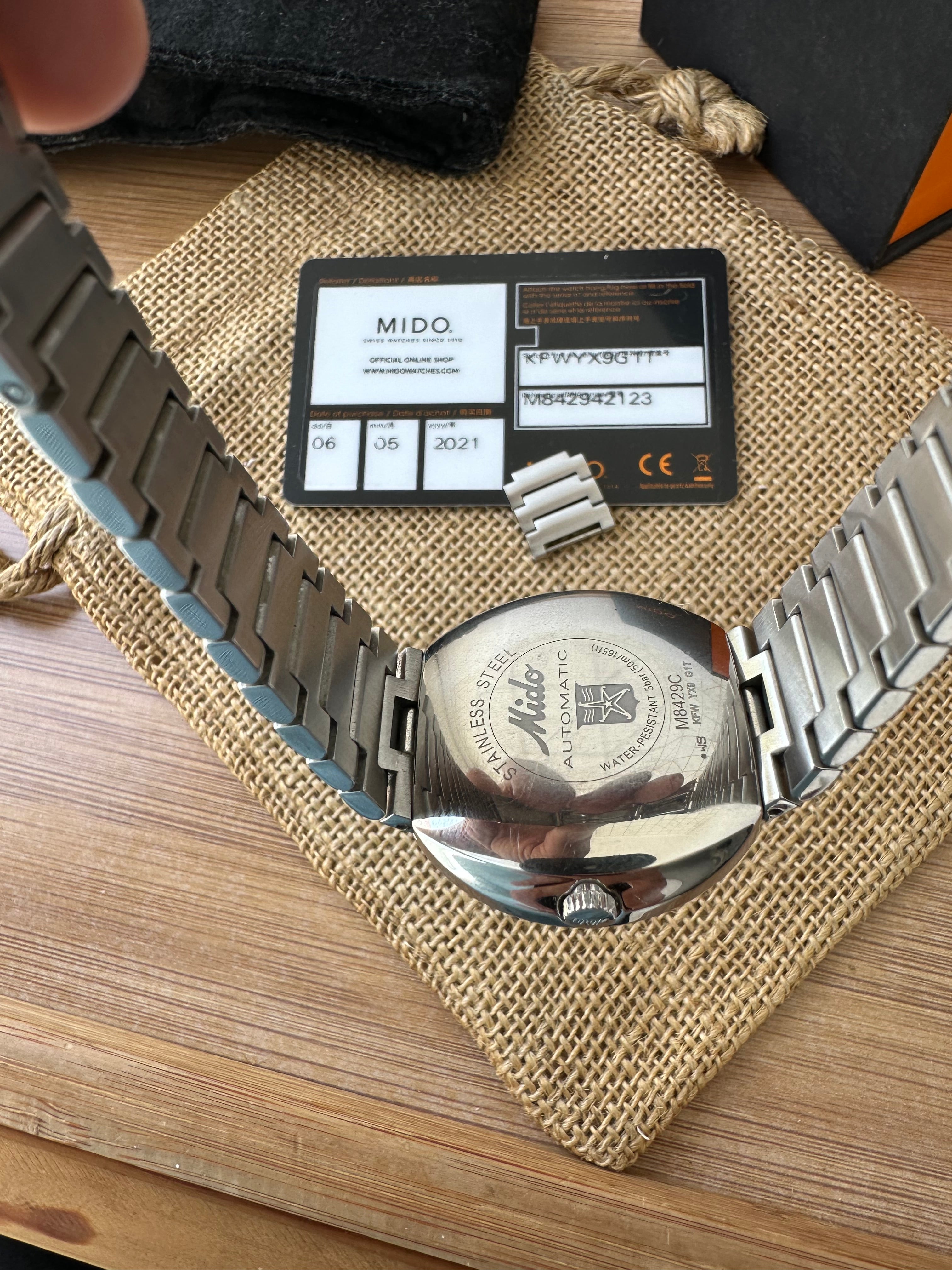 Ceas Mido Commander Automatic Datoday 39mm- Full set - Impecabil -M8425.4.11.1