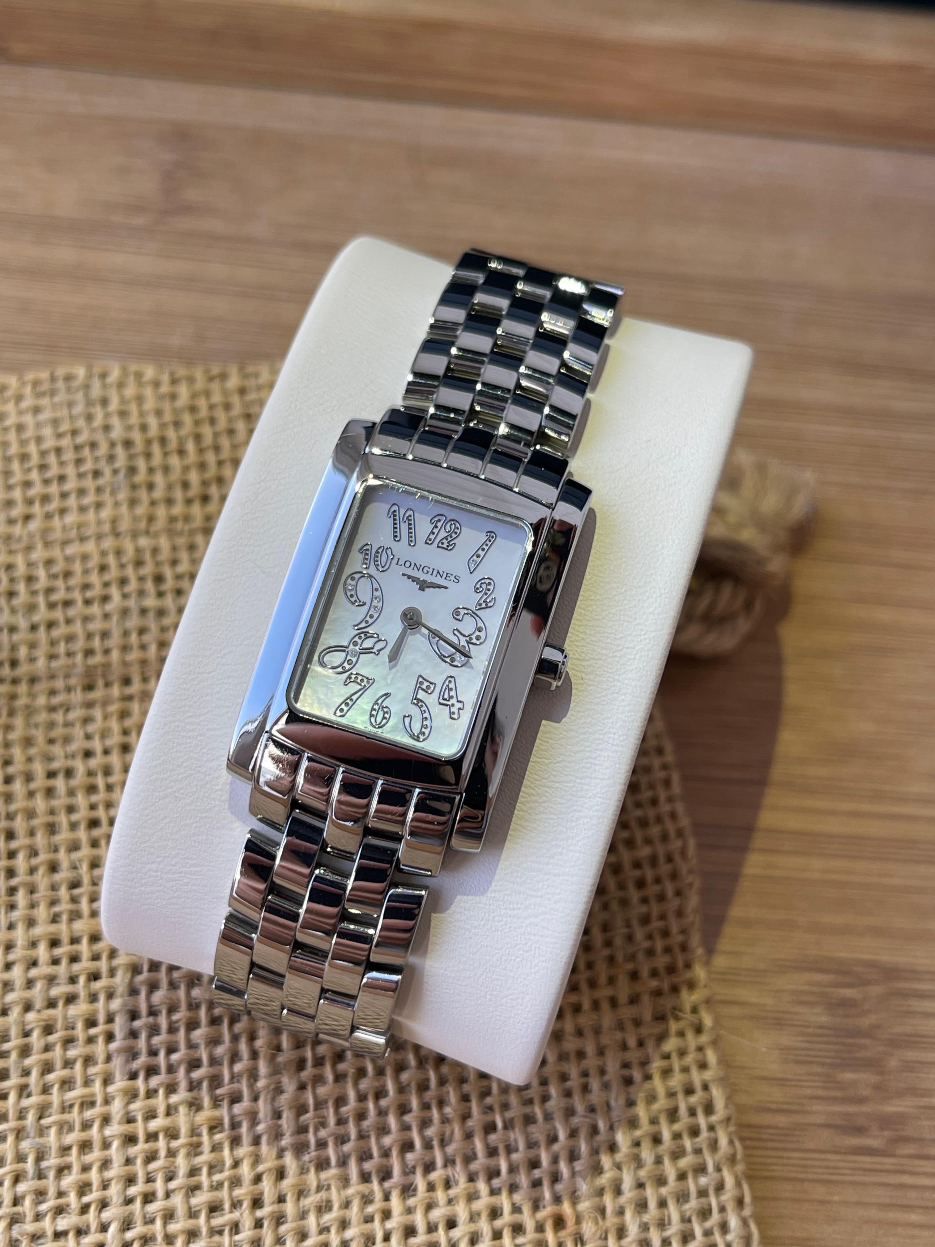 Ceas Longines Dolcevita Lady Cadran Mother of Pearl cu diamante ref. L5.502.4.07.6