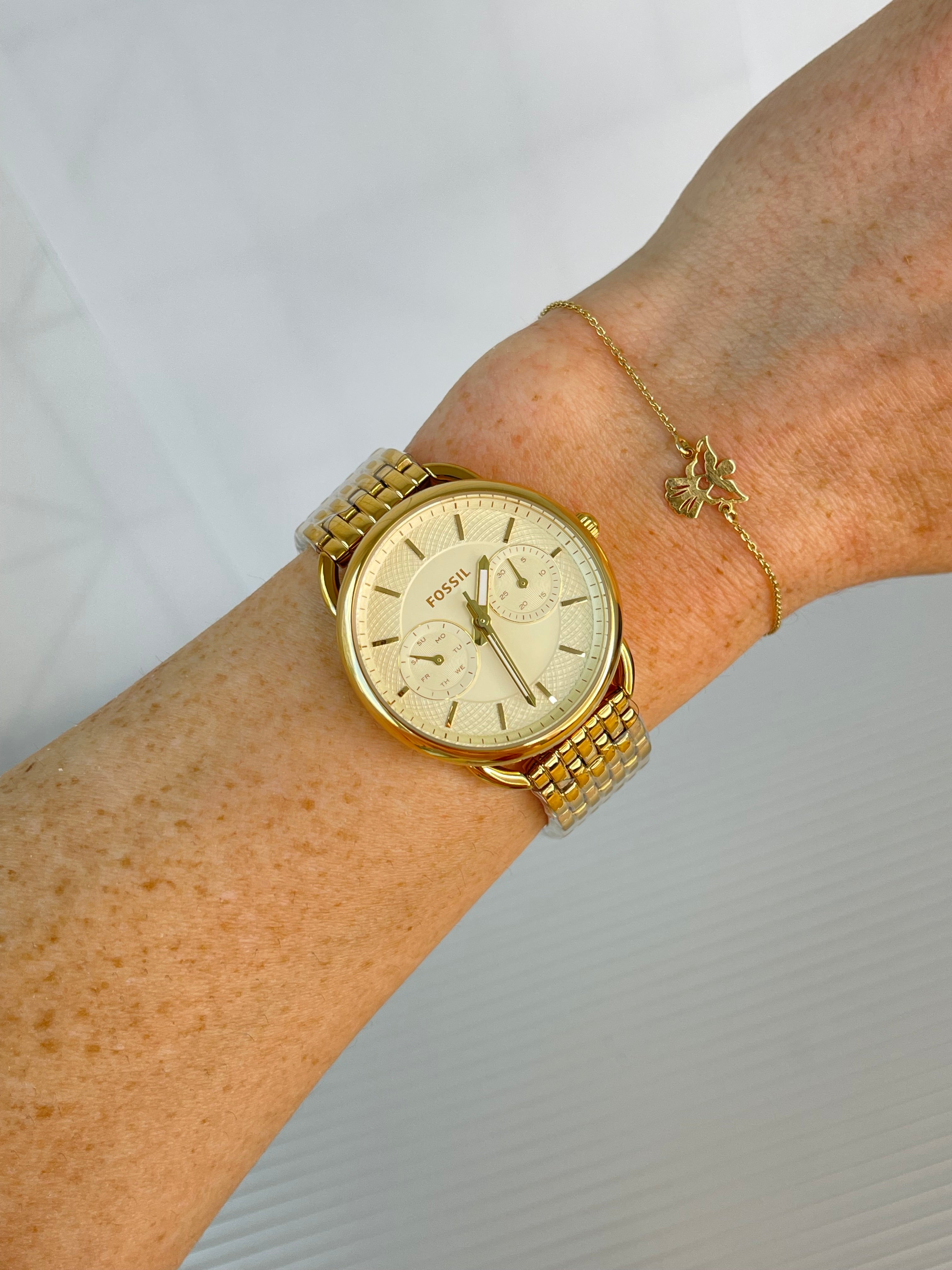 Ceas Fossil Tailor Gold nou - ES3714 - 35mm diametrul