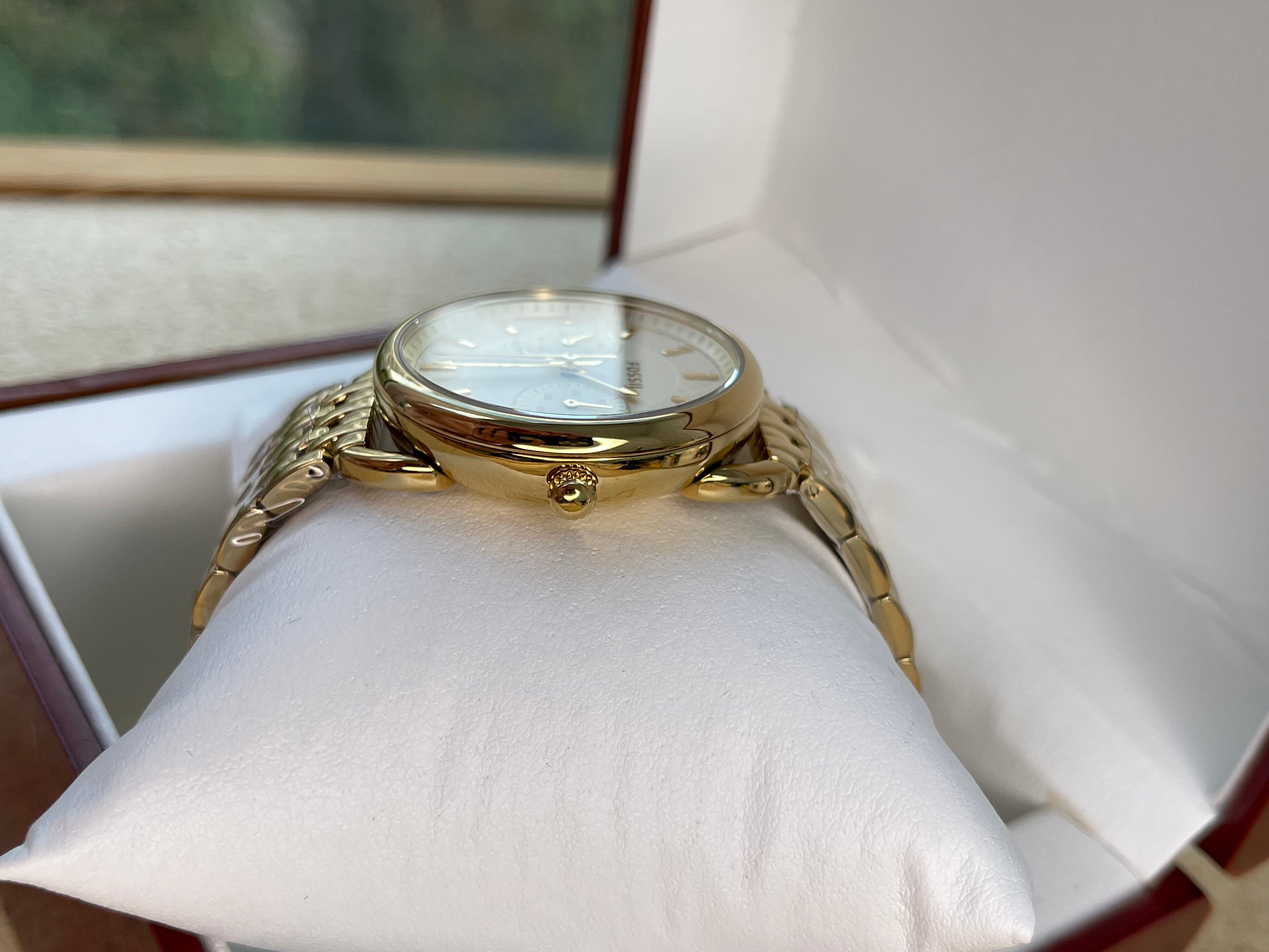 Ceas Fossil Tailor Gold nou - ES3714 - 35mm diametrul
