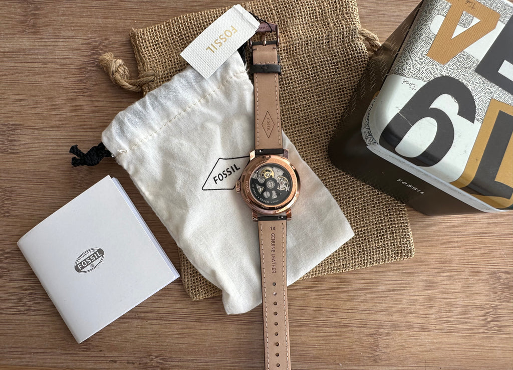 Ceas Fossil Boyfriend 38mm diametrul - Automatic curea de piele - ME3089