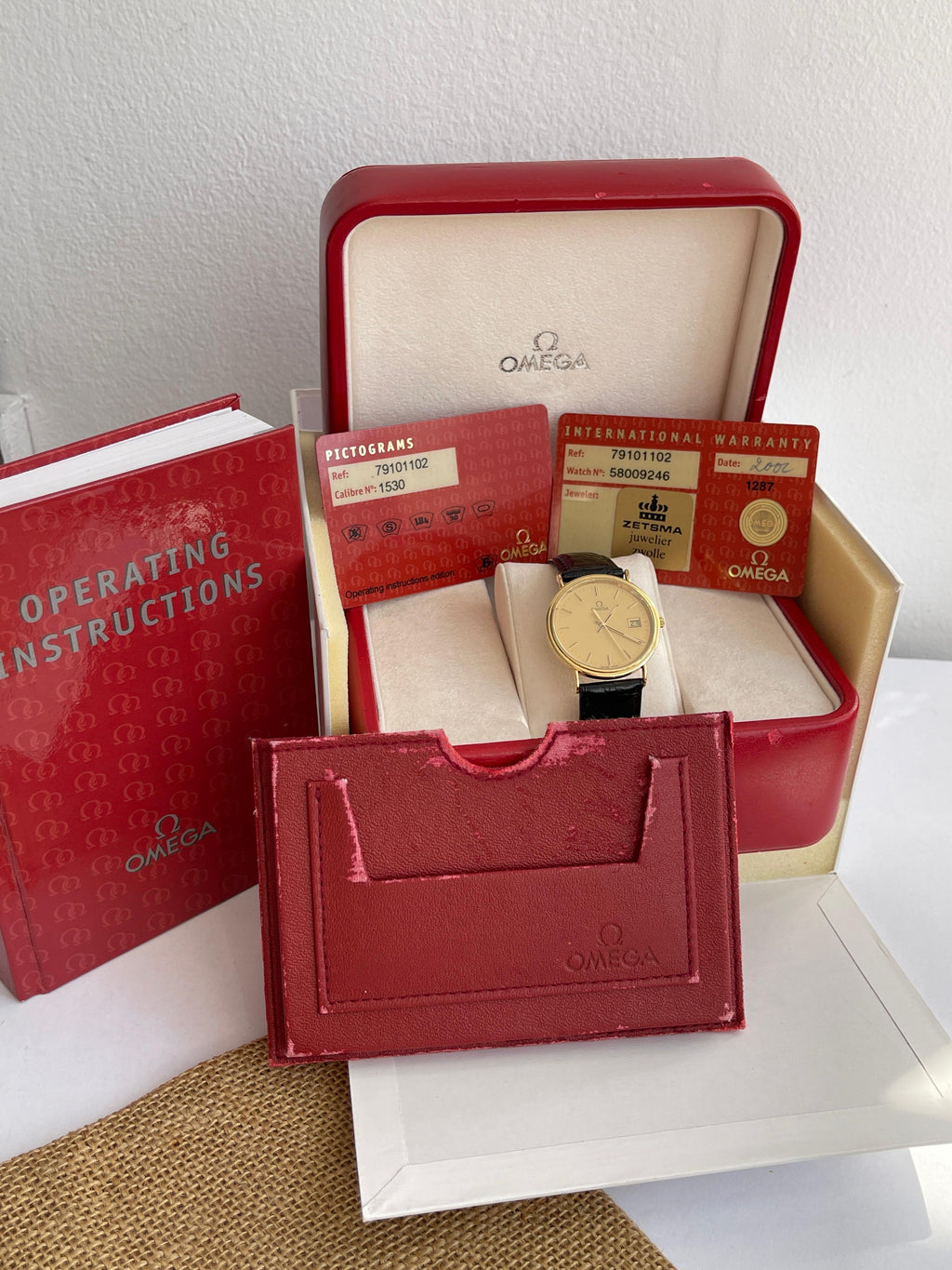 Superb Omega Seamaster Jubilee Aur 18K - Full set - Impecabil