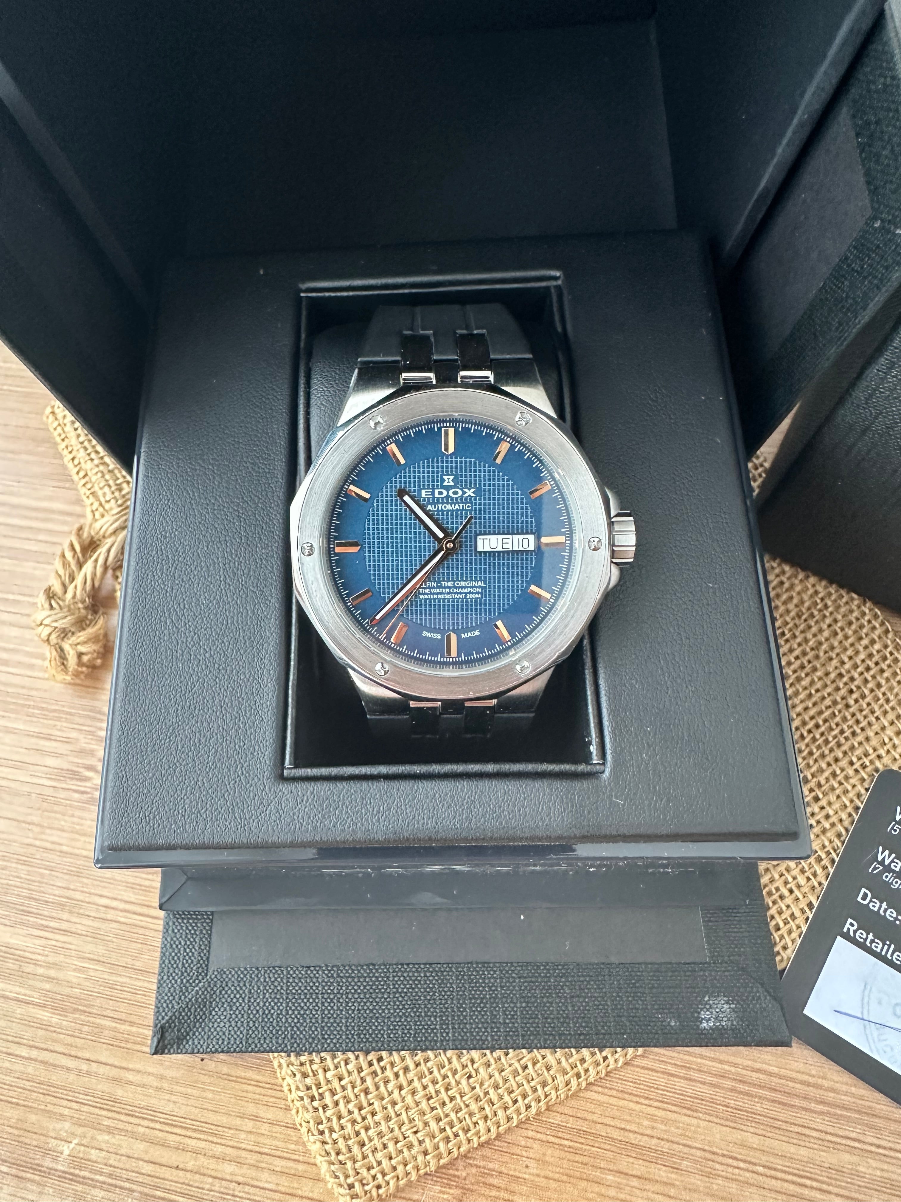 Ceas Edox Delfin Full set Rubber Strap