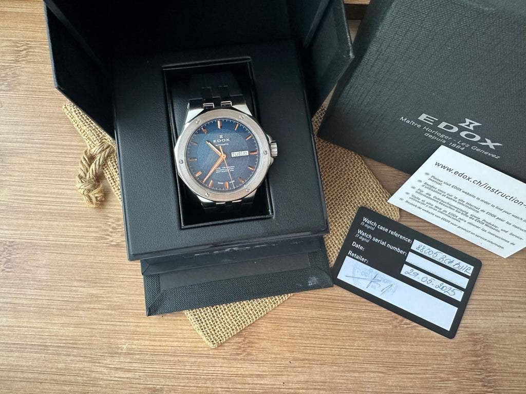 Ceas Edox Delfin Full set Rubber Strap