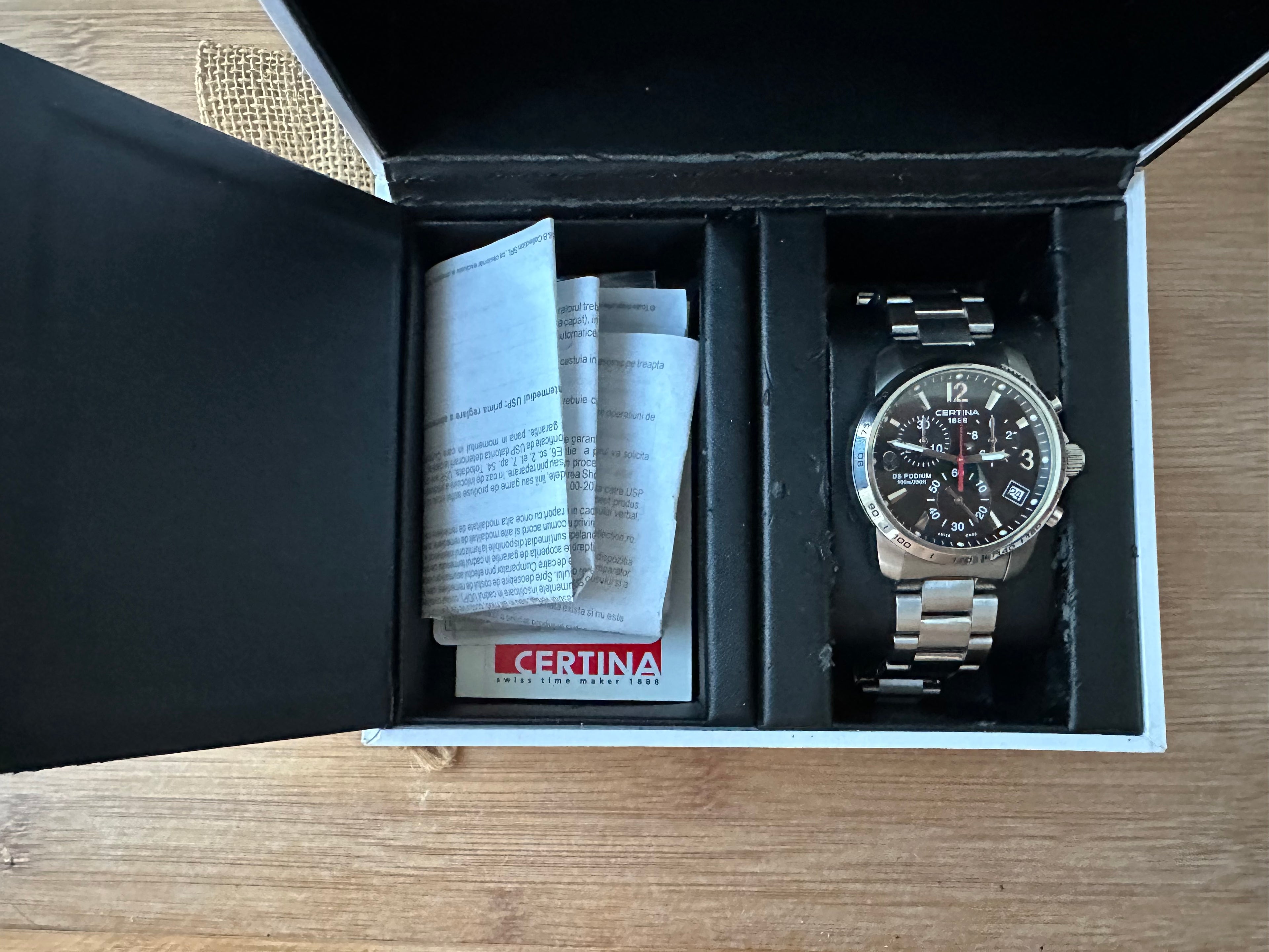 Certina DS Chronograph - Full set - Condiție excelentǎ