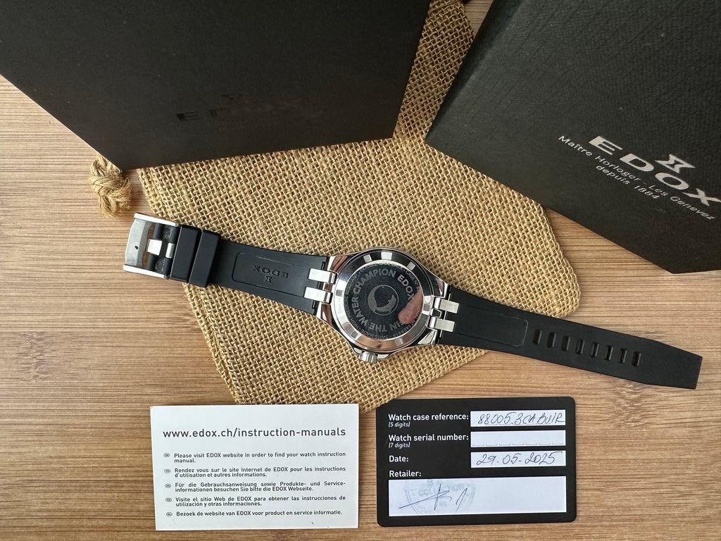Ceas Edox Delfin Full set Rubber Strap
