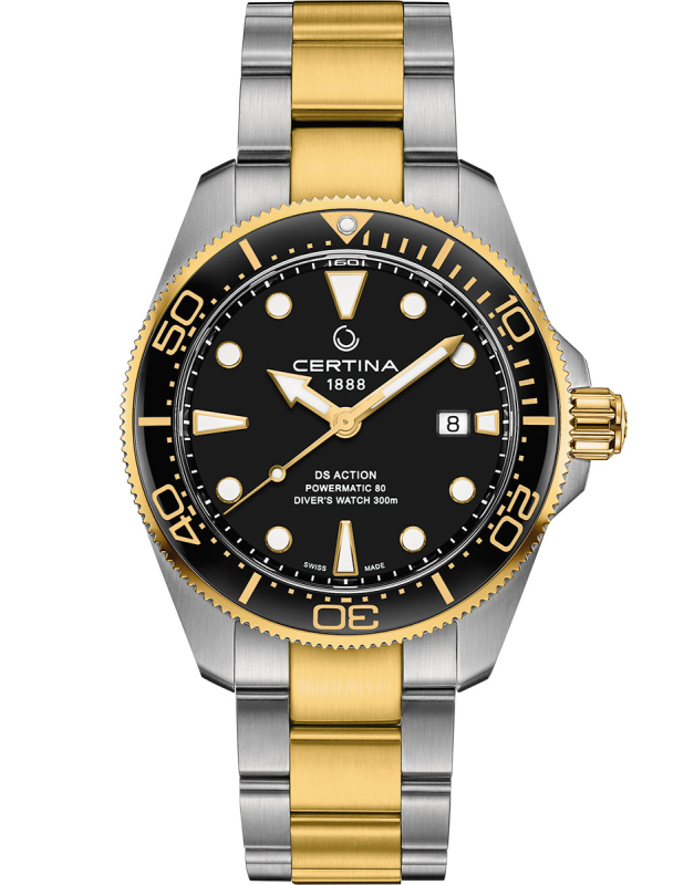 Certina DS Action Diver Full Set - Powermatic 80 - Two tone- Impecabil