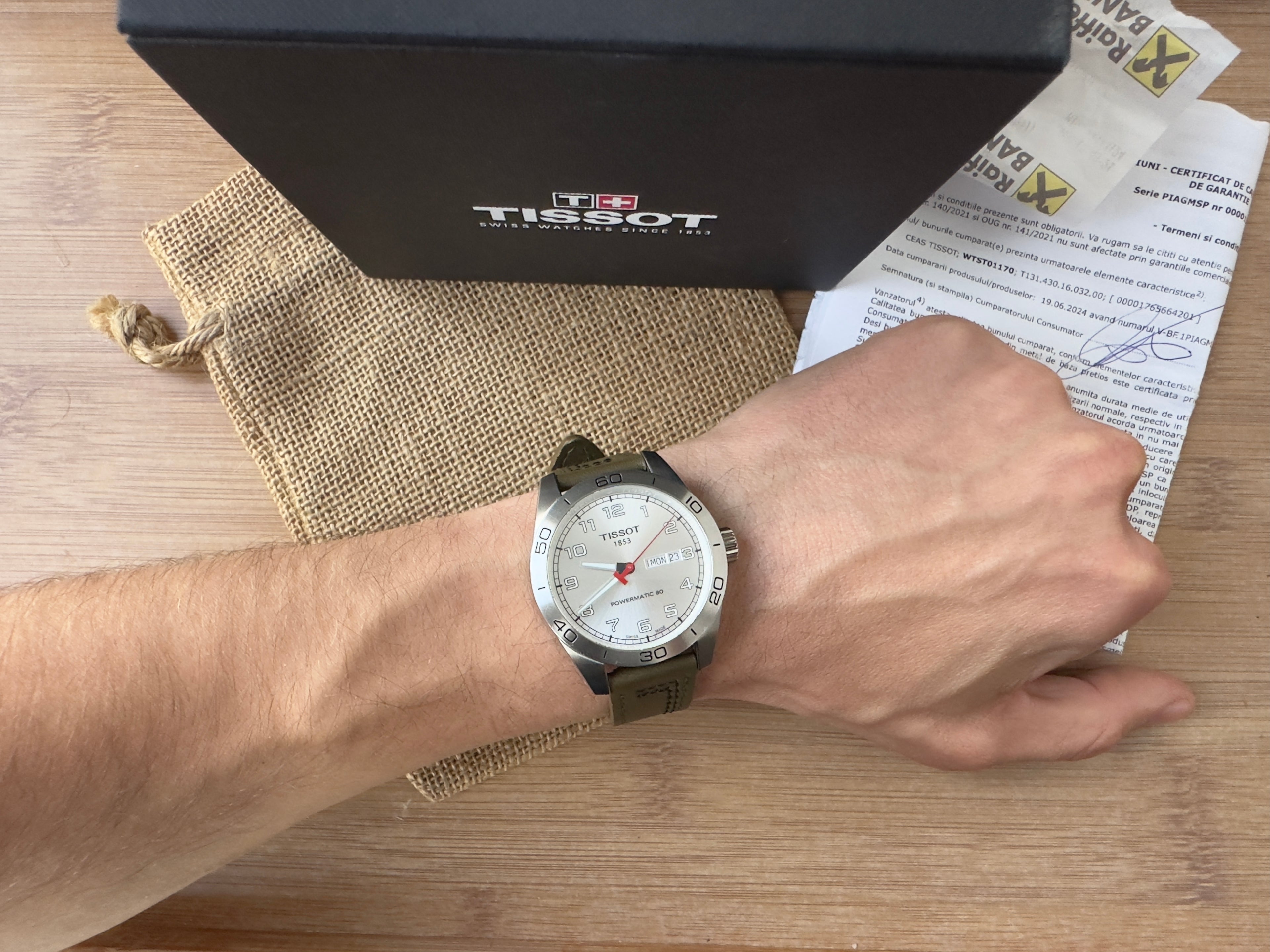 Ceas Tissot PRS516 - Powermatic 80 - Full set