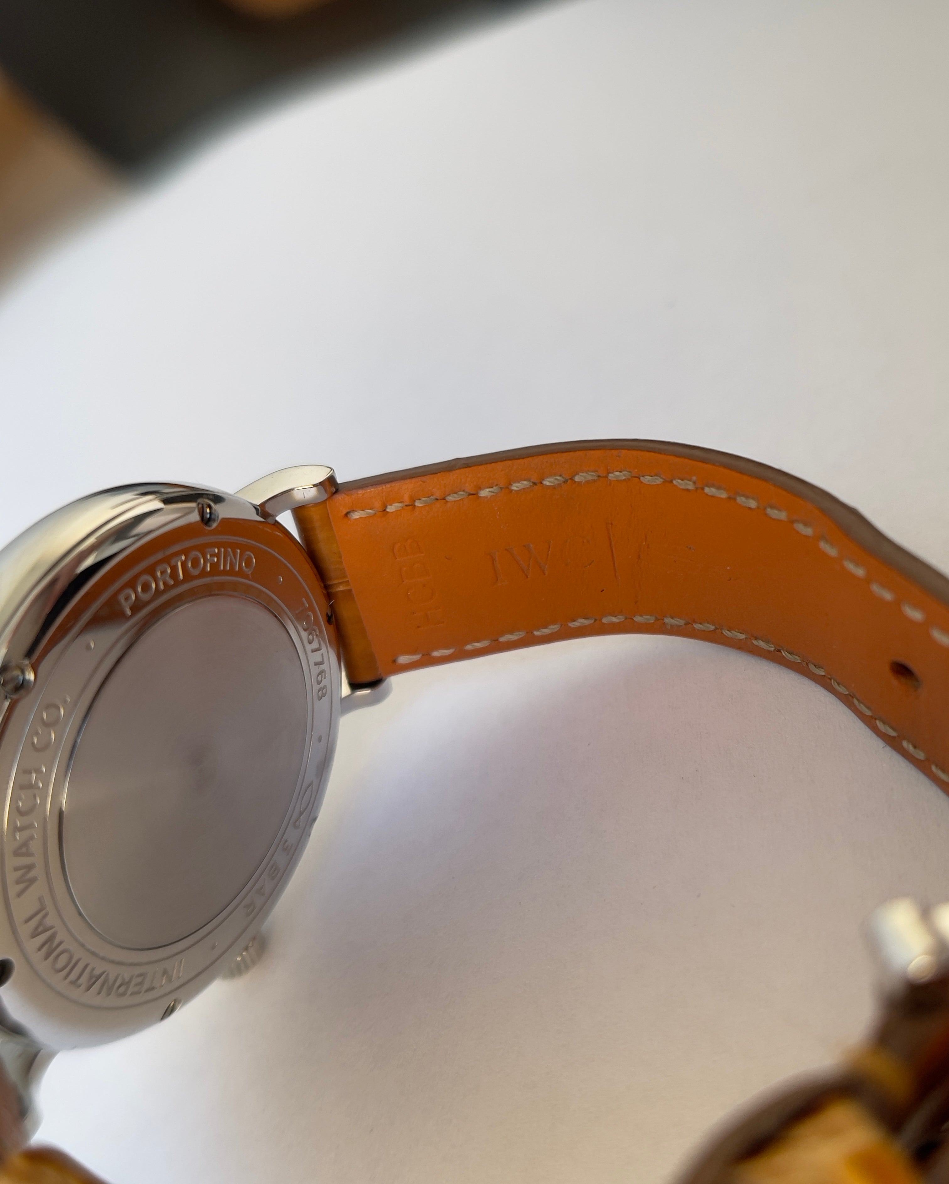 Ceas IWC Portofino Unisex 37mm - cu briliante - Full set, acte, cutie