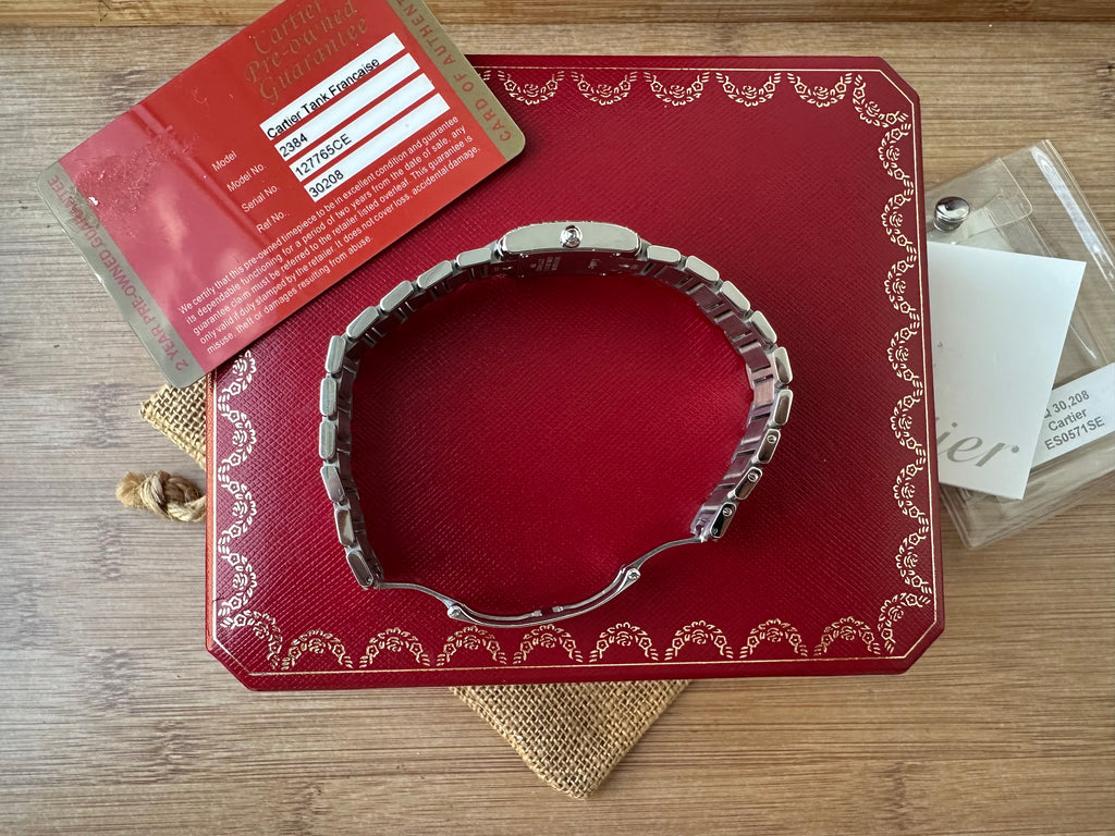 Cartier Tank Française Full set, impecabil 20mm - 2384