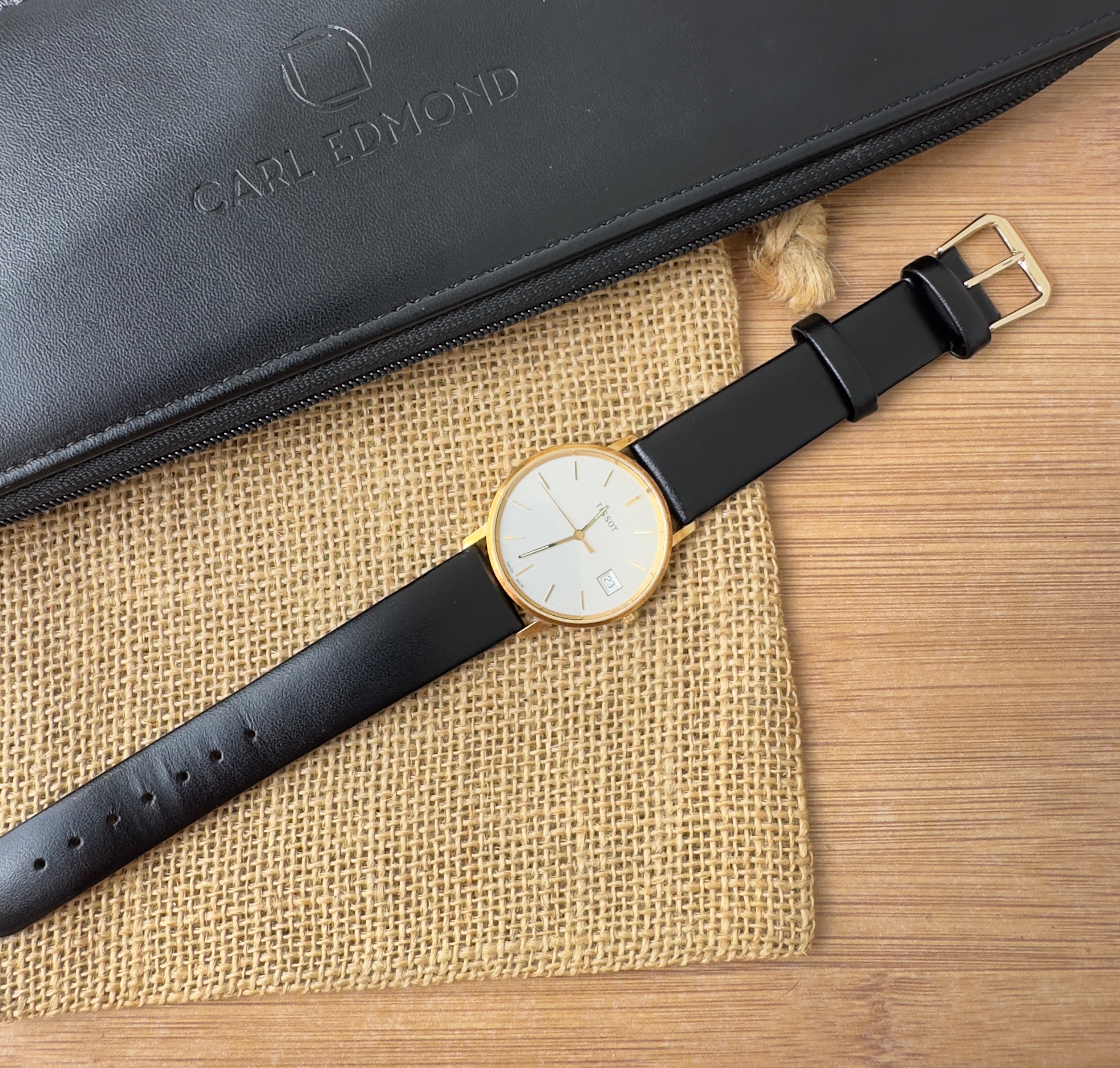 Ceas Tissot Goldrun Aur 18k - 34mm - impecabil - Unisex