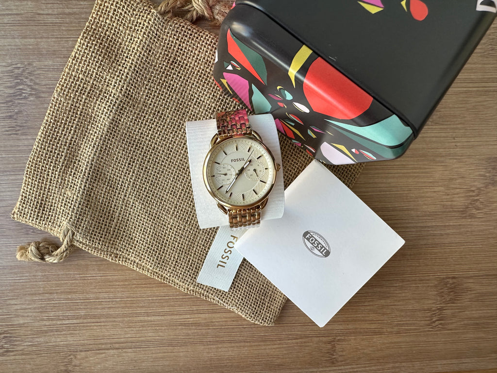 Ceas Fossil Tailor Gold nou - ES3714 - 35mm diametrul