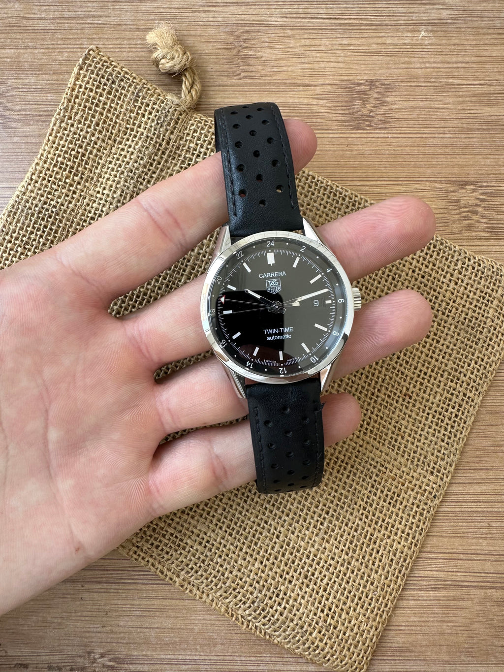 Tag Heuer Carrera Twin time GMT 39mm - Ref. WV2115