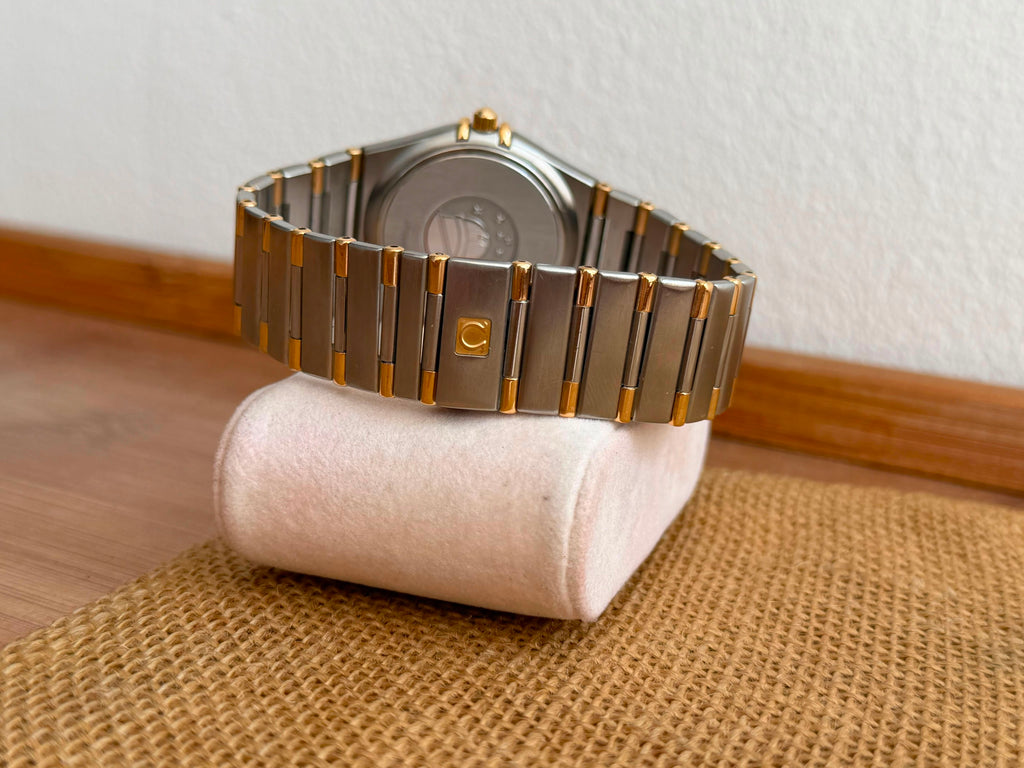 Omega Constellation Manhattan  Aur Otel - 33.5mm diametrul Full set - Conditie excelenta - Ref. 396.1201