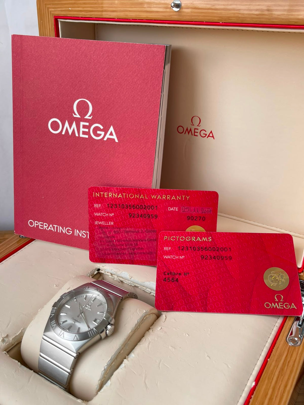 Omega Constellation 2017 Full Set Impecabil Ref. 123.10.35.60.02.001
