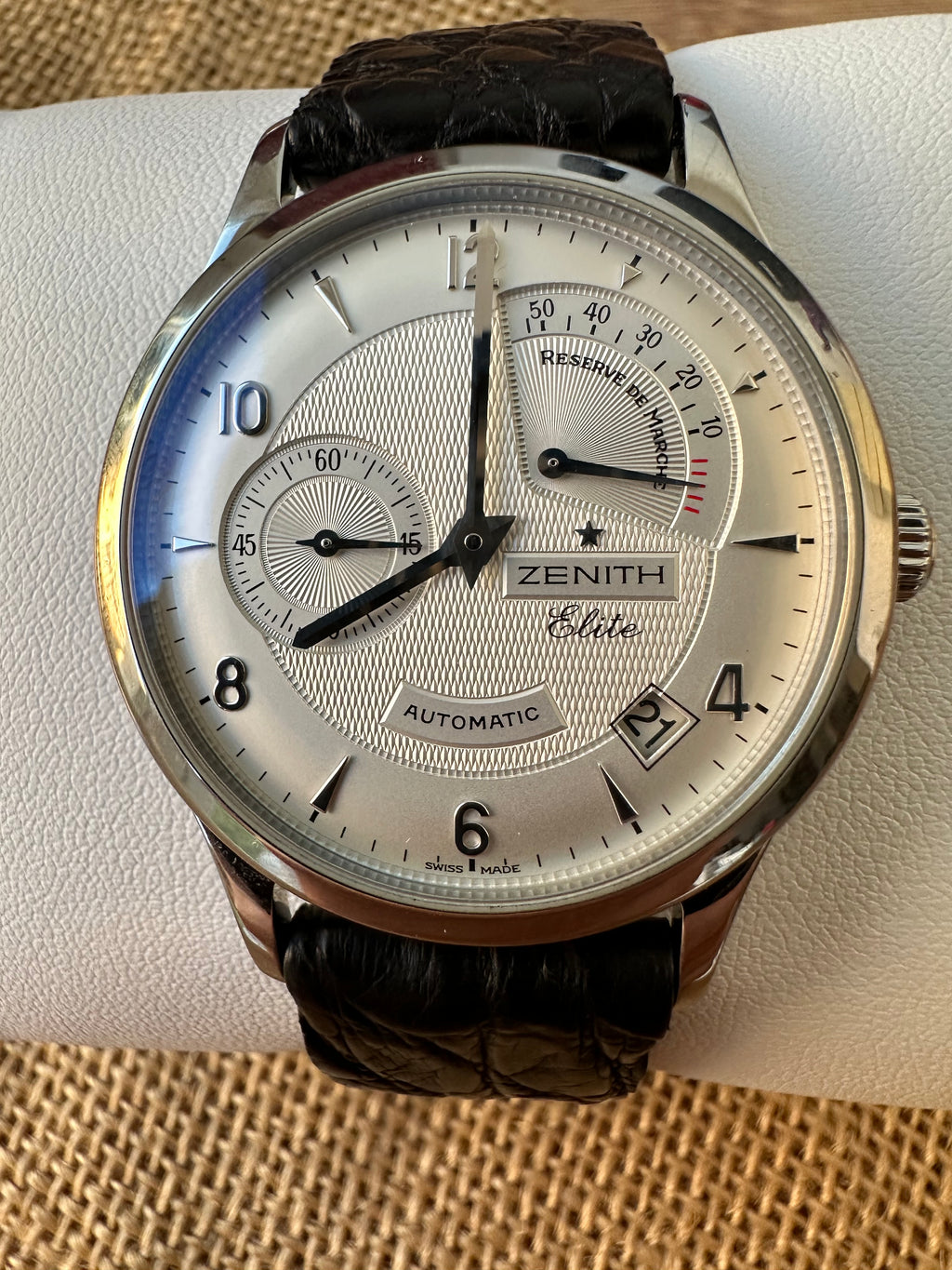 Zenith Elite - Reserve de Marche 37mm