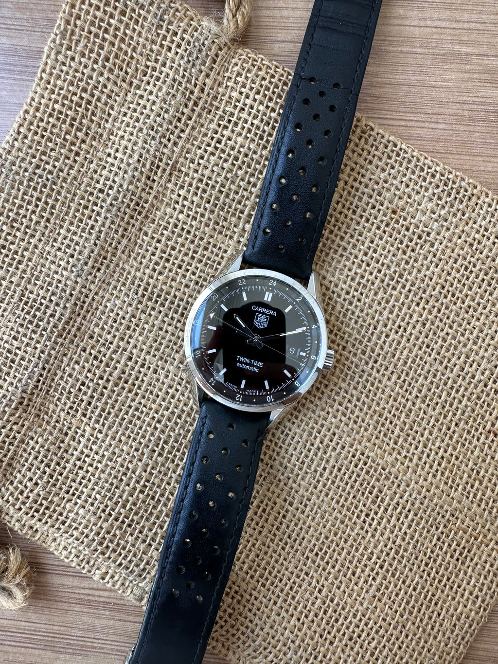 Tag Heuer Carrera Twin time GMT 39mm - Ref. WV2115