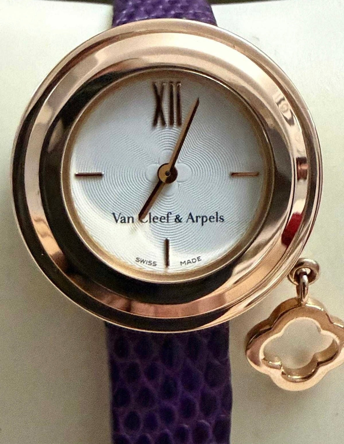 Ceas Lady Van Cleef & Arpels aur 18k - 25mm diametrul