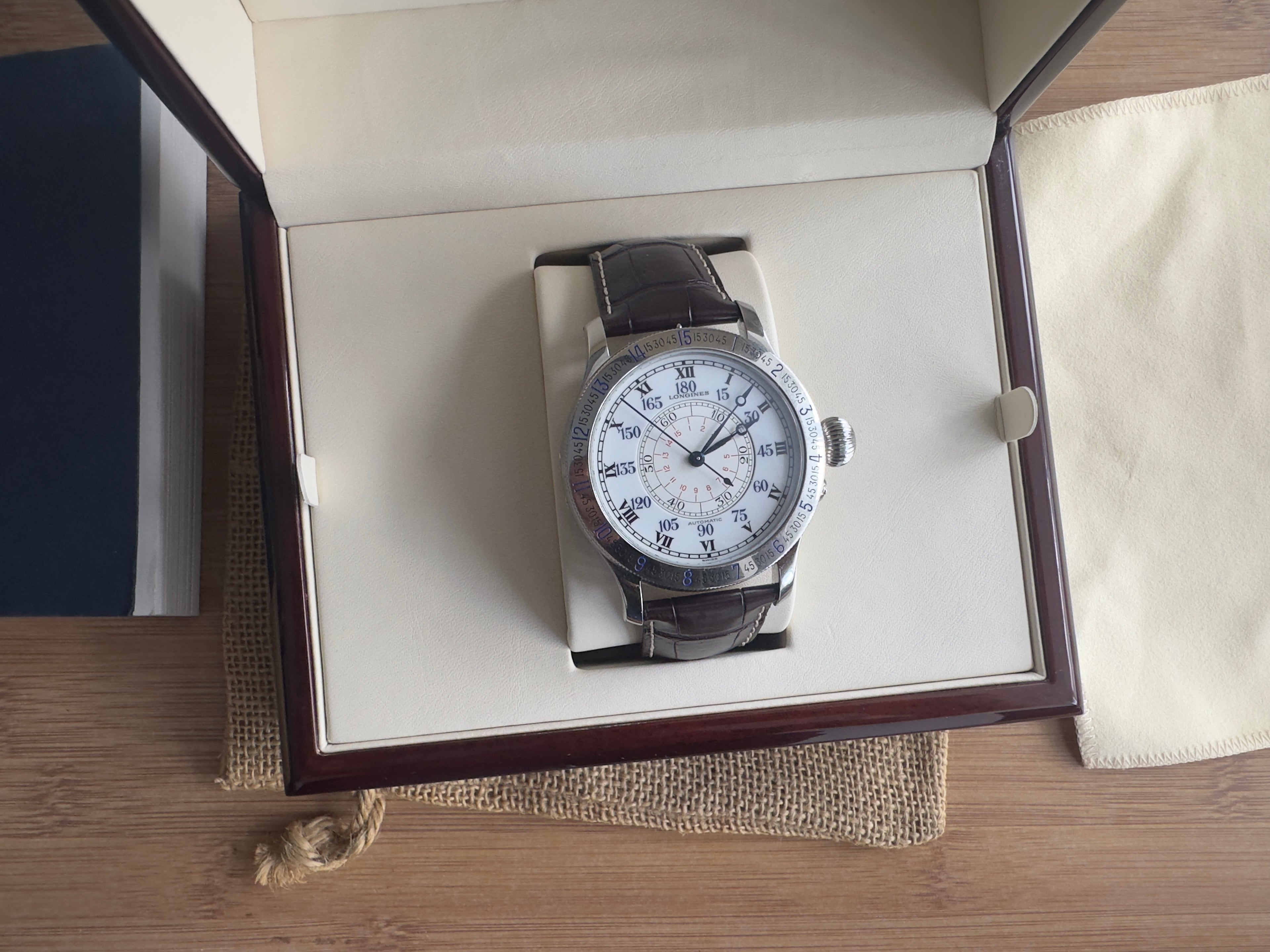 Ceas Longines Heritage The Lindbergh Hour Angle Watch L2.678.4.11.0