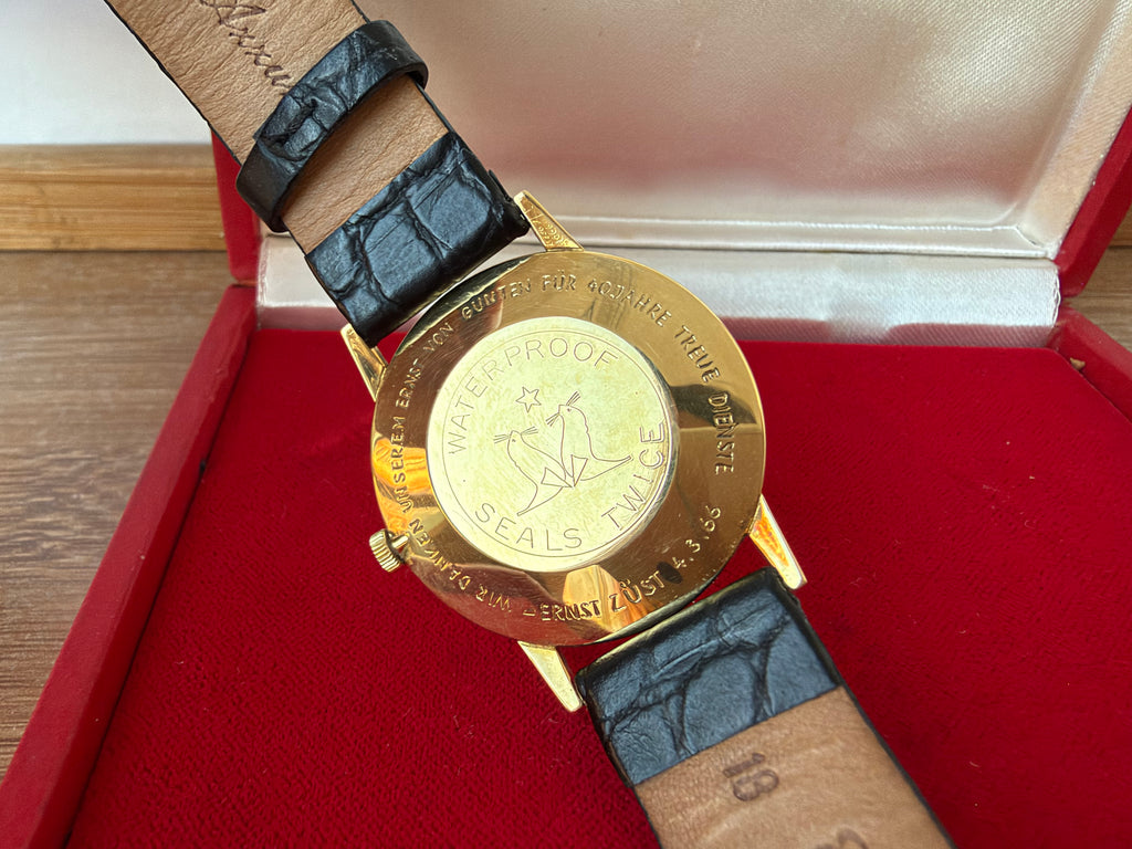 Zenith Aur 18K - Vintage NOS - New old stock- Full set