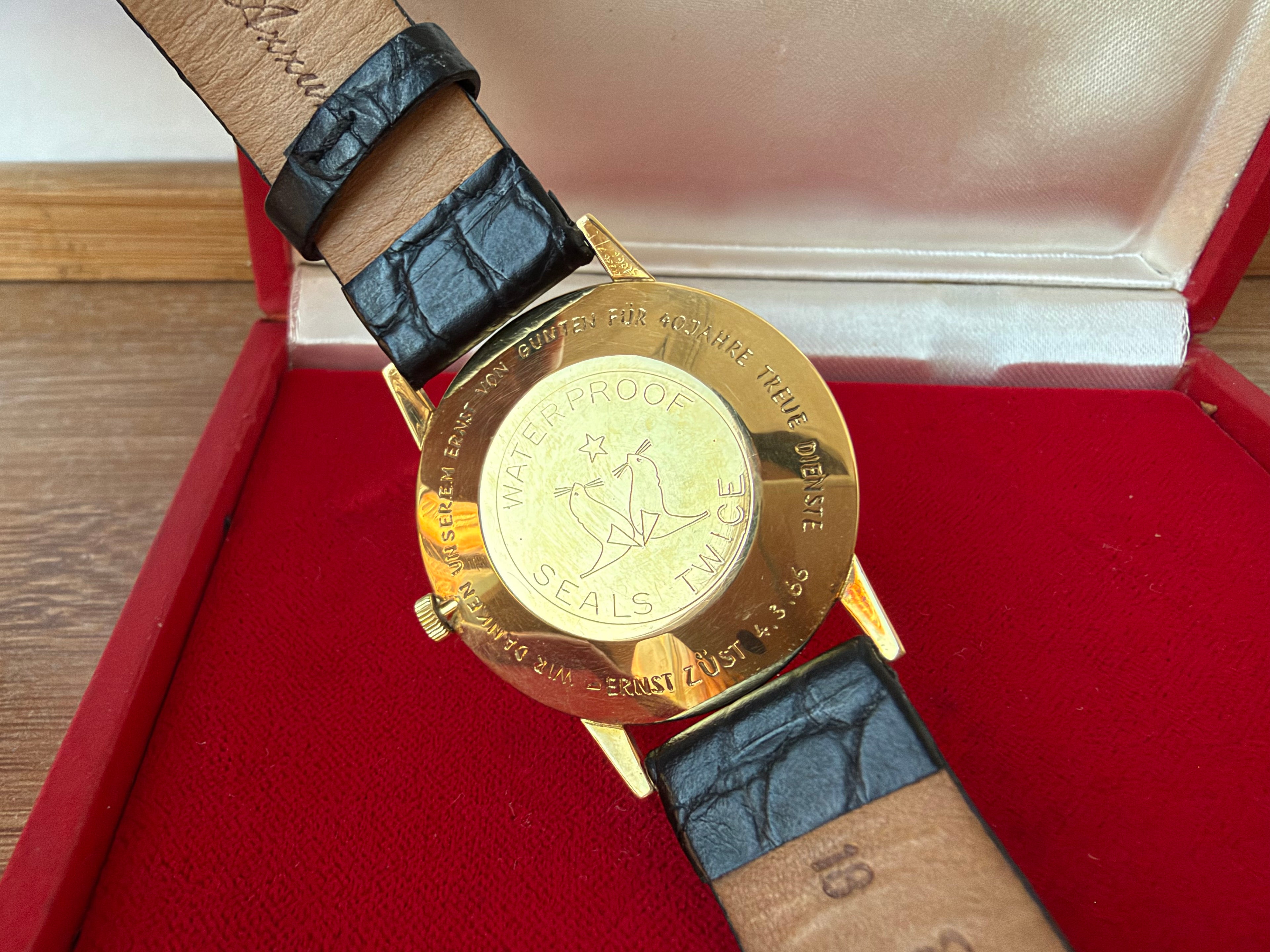 Zenith Aur 18K - Vintage NOS - New old stock- Full set