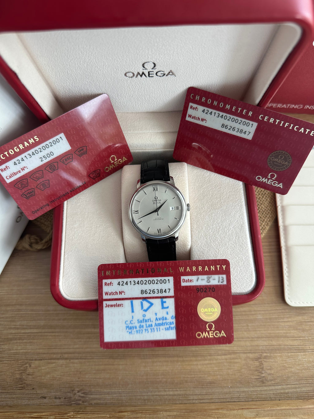 Omega De Ville Prestige Automatic 39.5mm Co-Axial Ref. 424.13.40.20.02.001