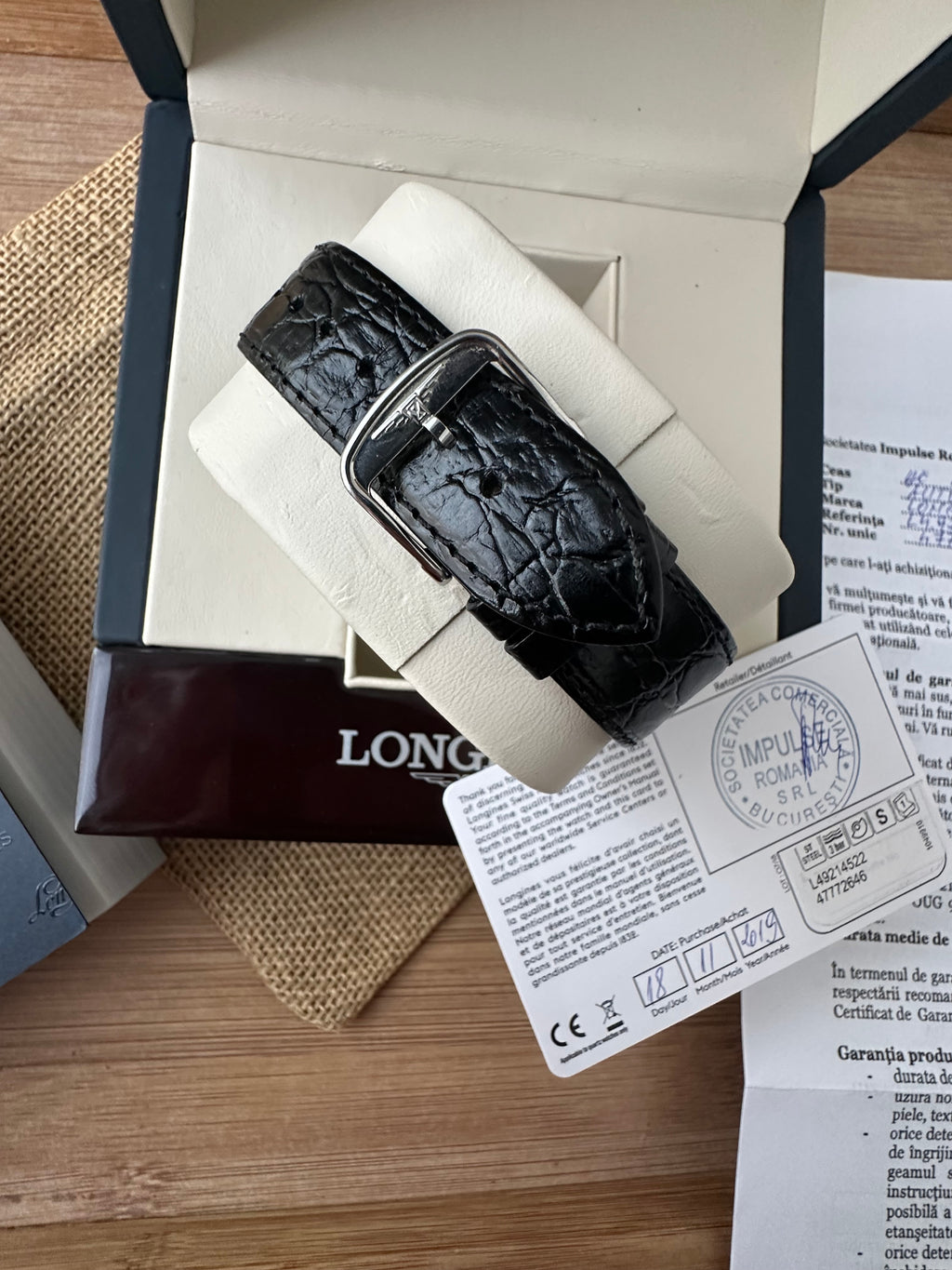 Longines Présence Automatic 38.5mm diametrul - impecabil - Full set L4.921.4.52.2
